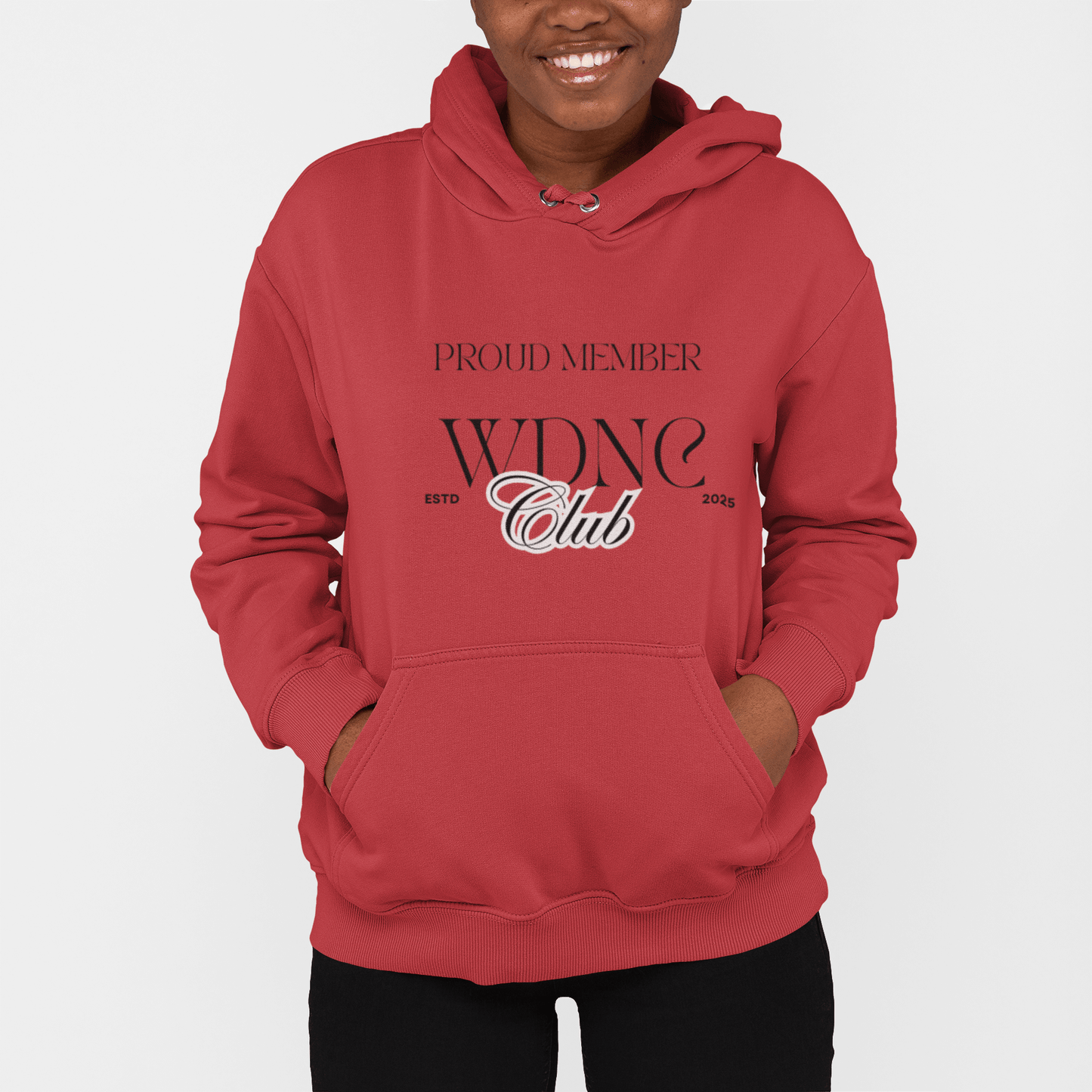 Fleece Hoodie - Proud Member of WDNC Club, Lovers Gift, Gift for Her - AUNTIE VIKKI