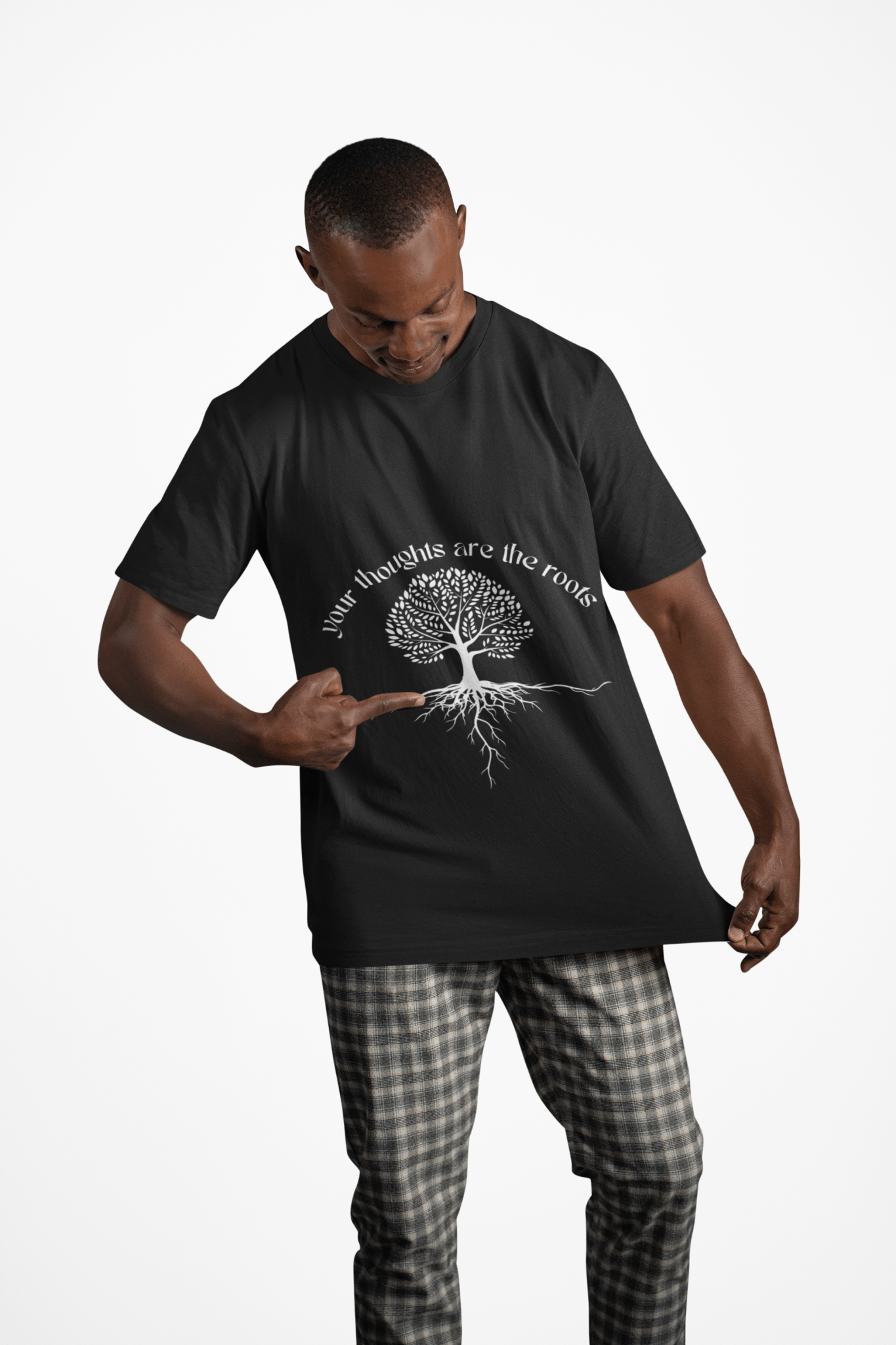 Rooted Thoughts Tee - Nature Lover Gift - AUNTIE VIKKI