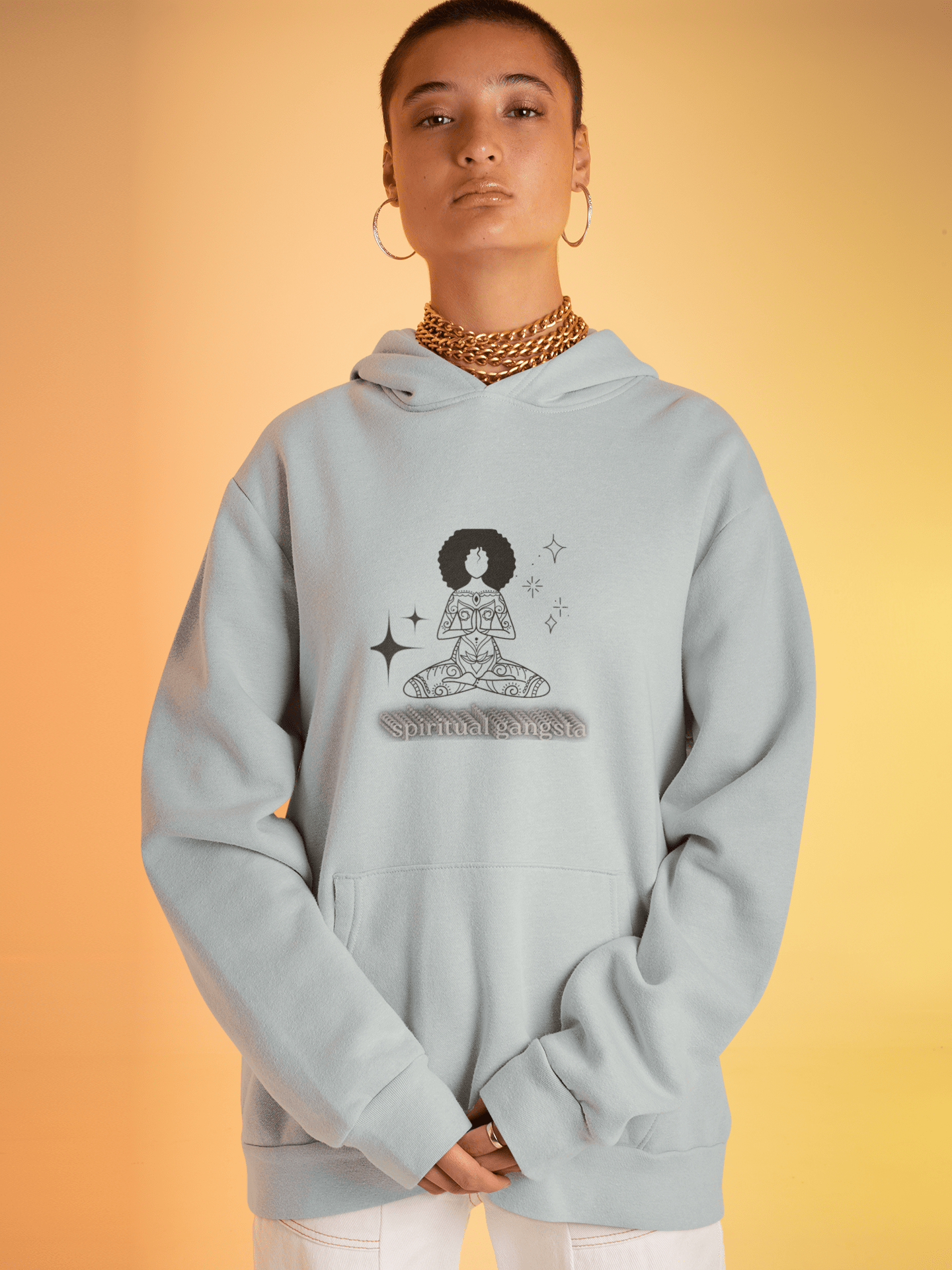 Spiritual Journey Fleece Hoodie - AUNTIE VIKKI