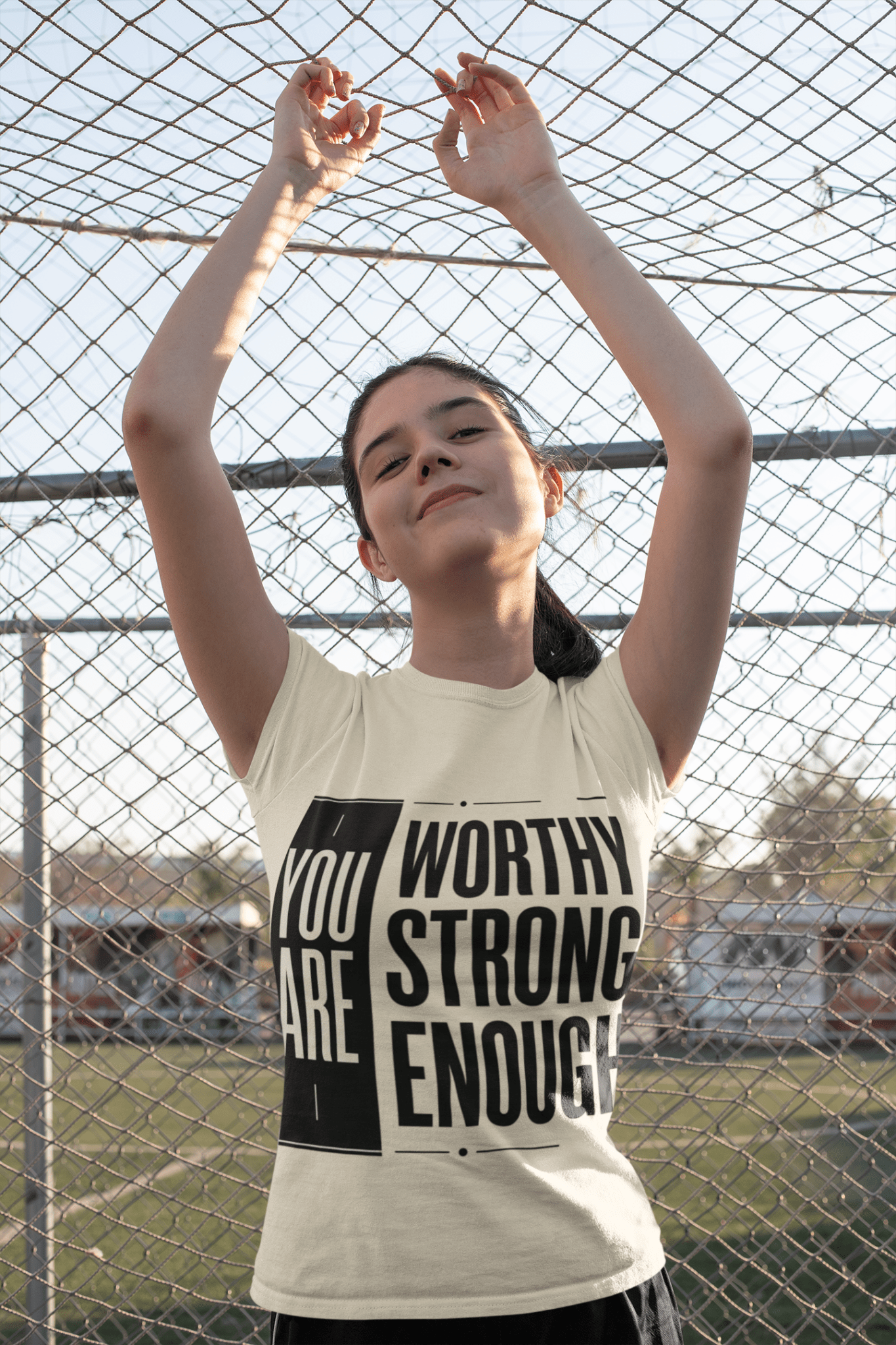 You Are Worthy Strong Enough T-Shirt — Inspirational Motivational Tee - AUNTIE VIKKI