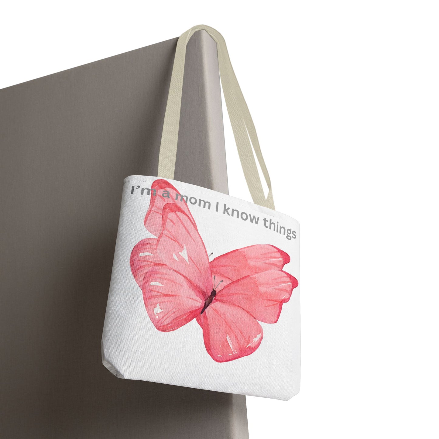 Mom Life Butterfly Tote Bag, Perfect for Mothers Day, Shopping, Gym, Eco-Friendly, Gift for New Moms, Stylish Carryall