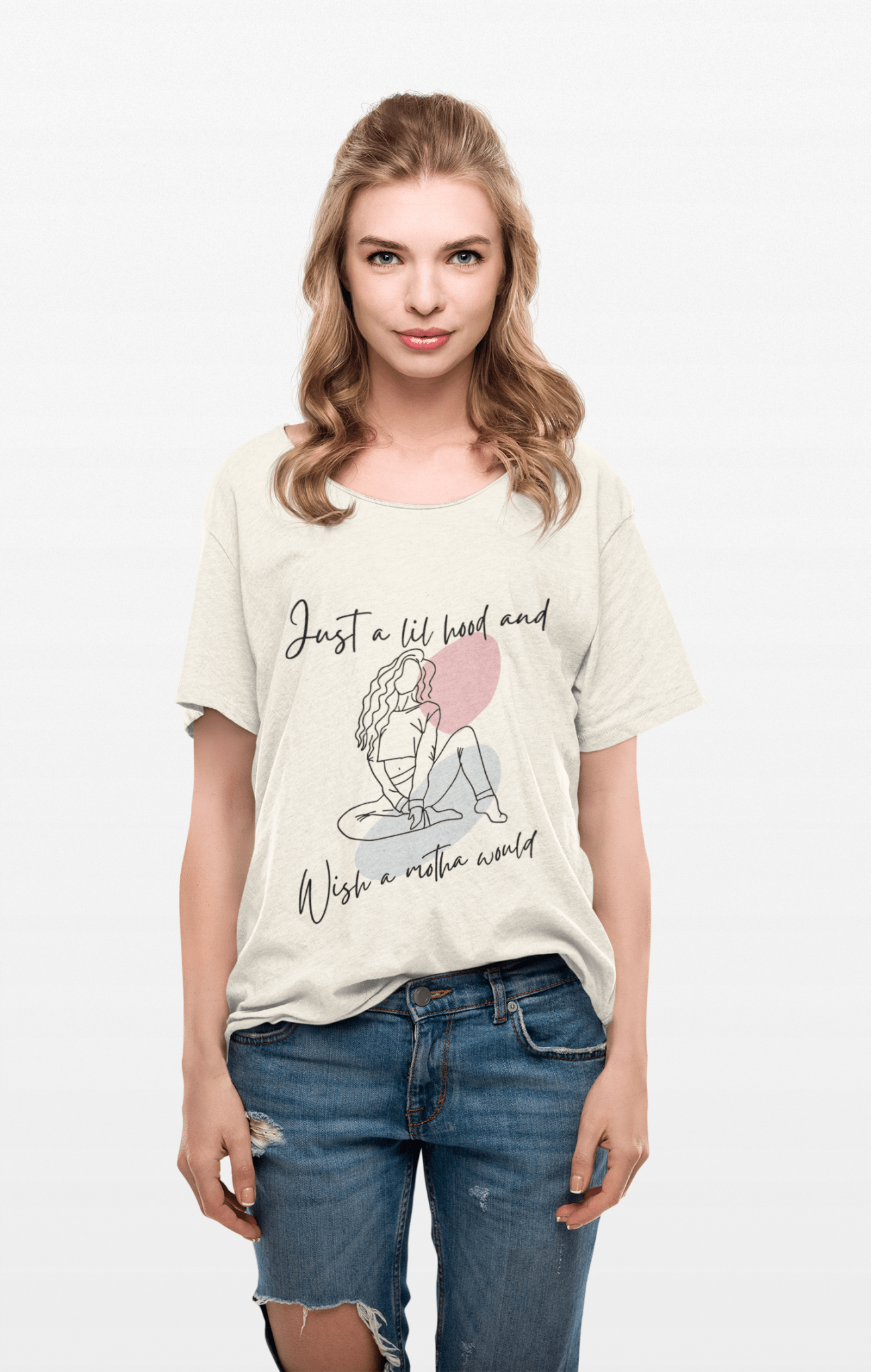 A lil Hood Chill Vibes T-Shirt, Casual Tee, Relaxed Style Shirt, Gift for Friends, Unisex Fashion Top for Every Occasion - AUNTIE VIKKI