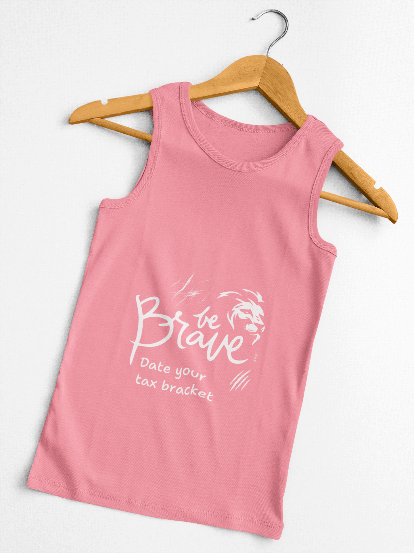 Brave Tax Bracket Tank Top, Unisex Cotton Sleeveless Tee, Funny Graphic T-Shirt, Comfortable Summer Wear, Tax Season Humor Top - AUNTIE VIKKI