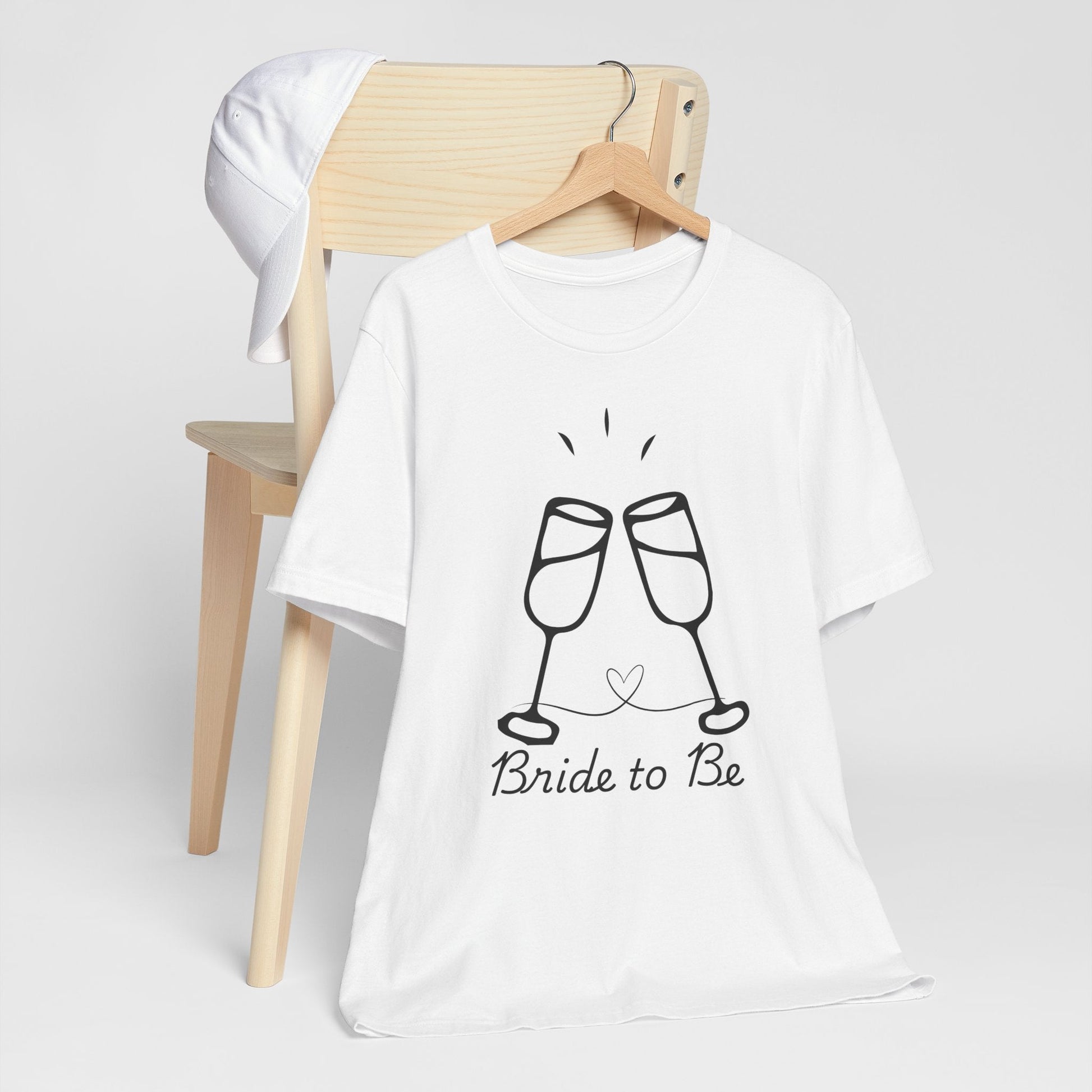 Bride to Be Short Sleeve Tee, Bridal Party Shirt, Engagement Celebration Gift, Wedding Prep Outfit, Bride's Day T-Shirt - AUNTIEVIKKI