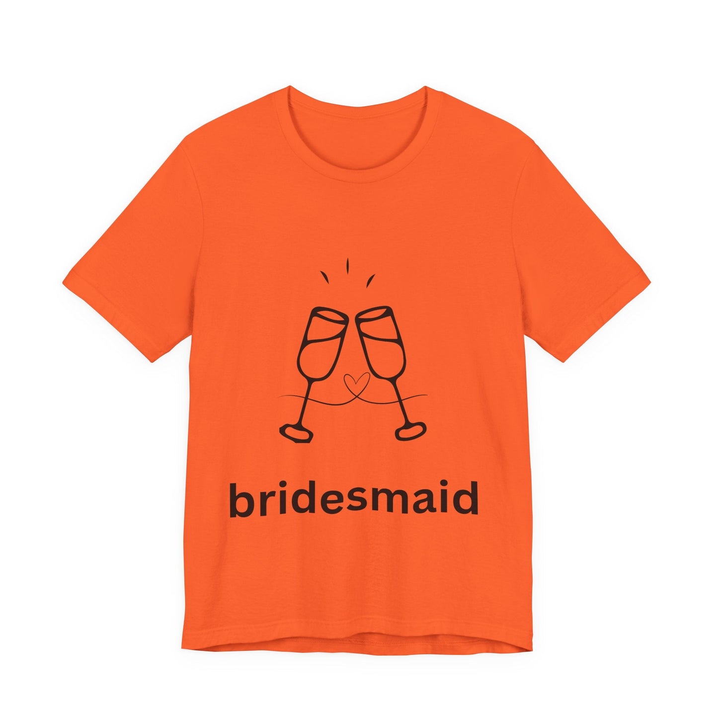 Bridesmaid Tee, Unisex Jersey Short Sleeve Tee, Wedding Party Shirt, Gift for Bridesmaids, Bridal Shower Fashion, Celebrate Love - AUNTIEVIKKI