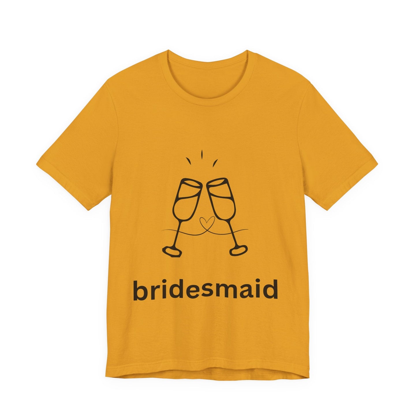 Bridesmaid Tee, Unisex Jersey Short Sleeve Tee, Wedding Party Shirt, Gift for Bridesmaids, Bridal Shower Fashion, Celebrate Love - AUNTIEVIKKI
