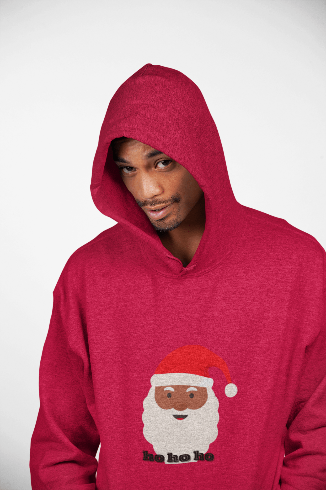 Christmas Santa Hoodie - Holiday Cheer - AUNTIE VIKKI