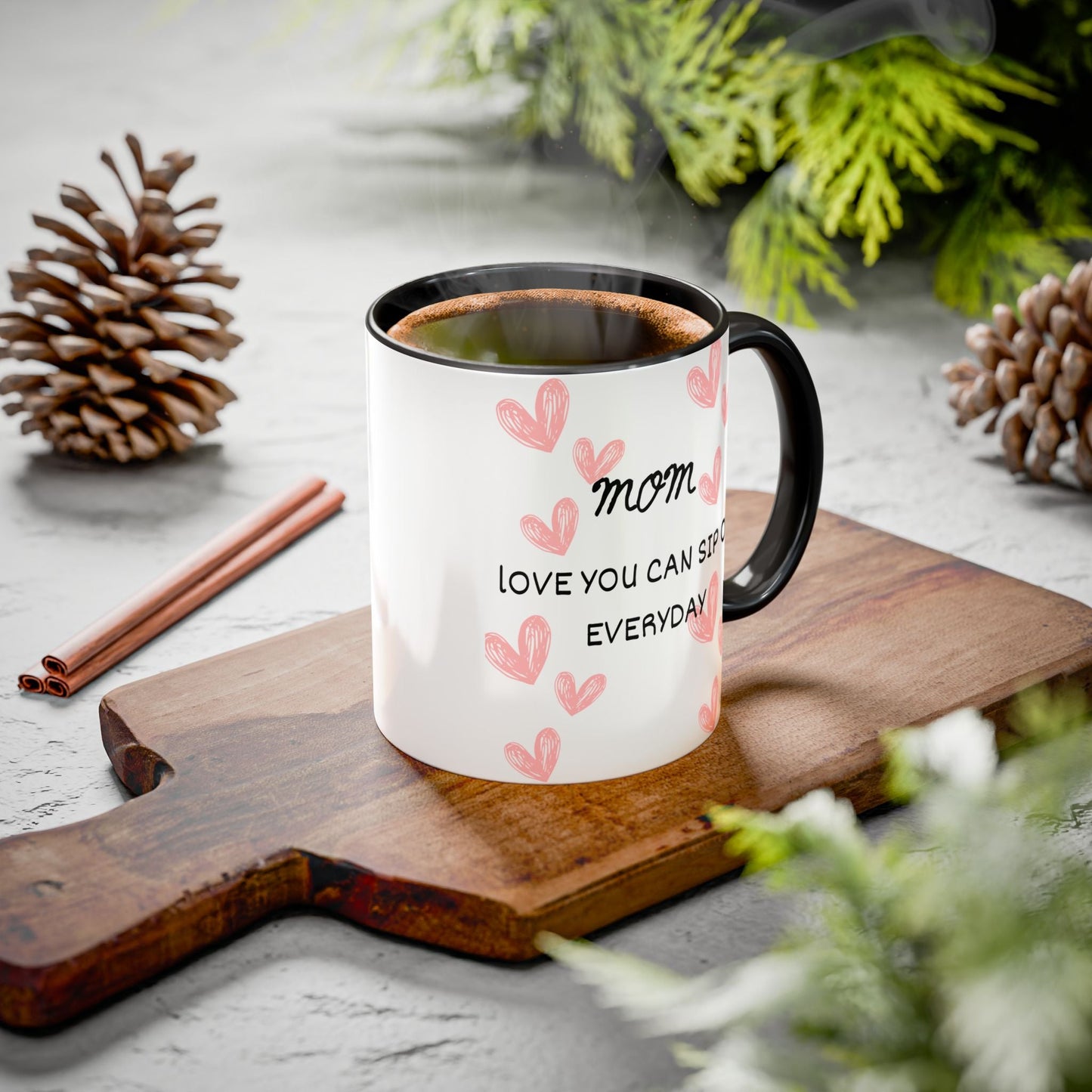 Colorful Coffee Mugs for Mom, Heartwarming Gift for Her, Unique Mug for Mother's Day, Personalized Drinkware, Everyday Use Mug - AUNTIE VIKKI