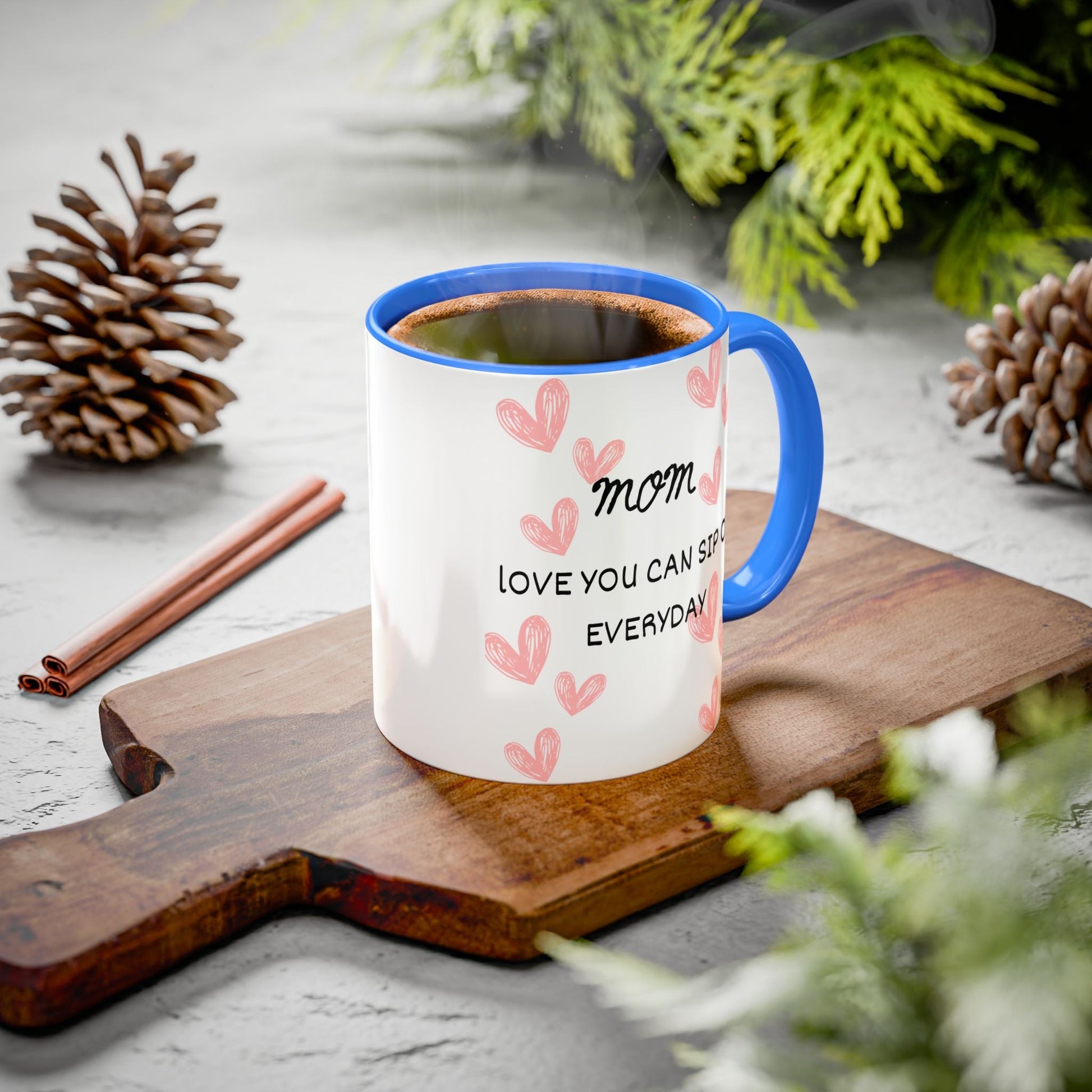 Colorful Coffee Mugs for Mom, Heartwarming Gift for Her, Unique Mug for Mother's Day, Personalized Drinkware, Everyday Use Mug - AUNTIE VIKKI