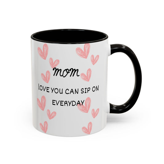 Colorful Coffee Mugs for Mom, Heartwarming Gift for Her, Unique Mug for Mother's Day, Personalized Drinkware, Everyday Use Mug - AUNTIE VIKKI