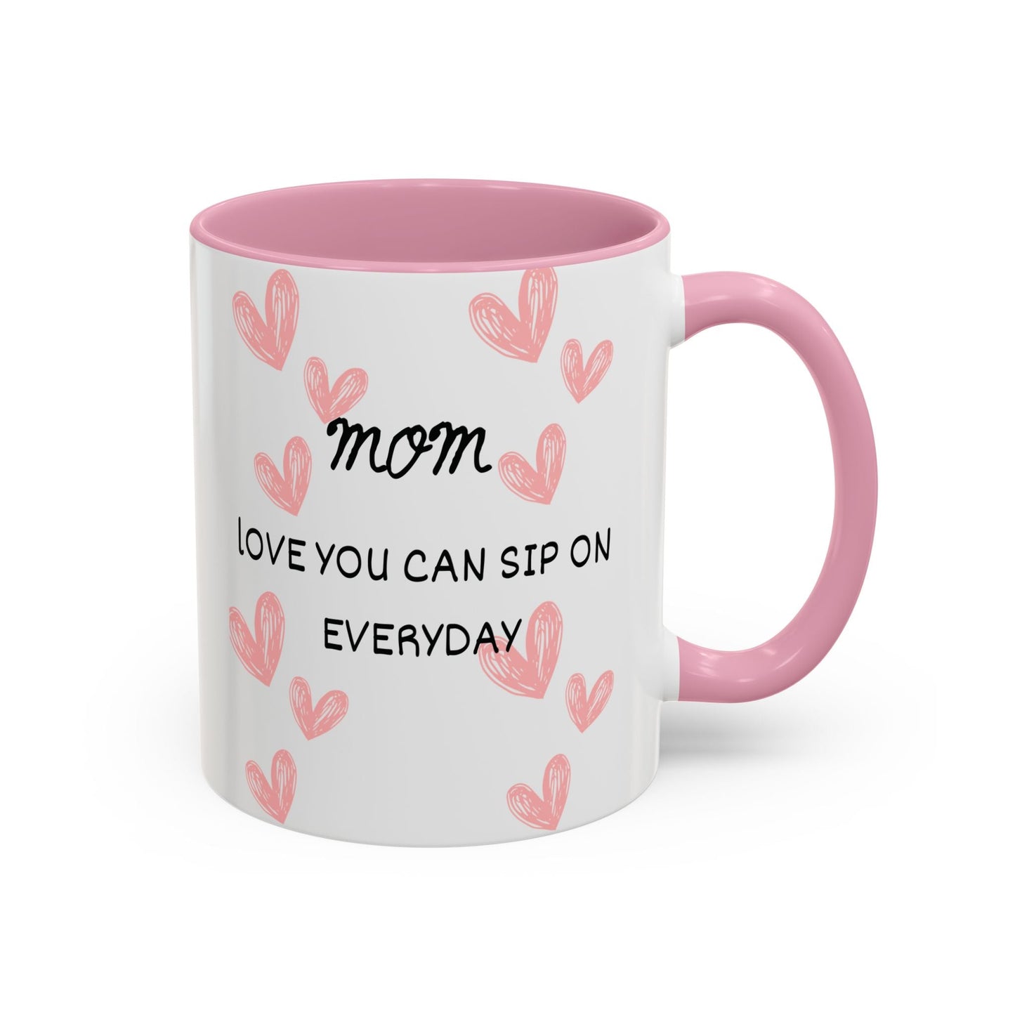Colorful Coffee Mugs for Mom, Heartwarming Gift for Her, Unique Mug for Mother's Day, Personalized Drinkware, Everyday Use Mug - AUNTIE VIKKI