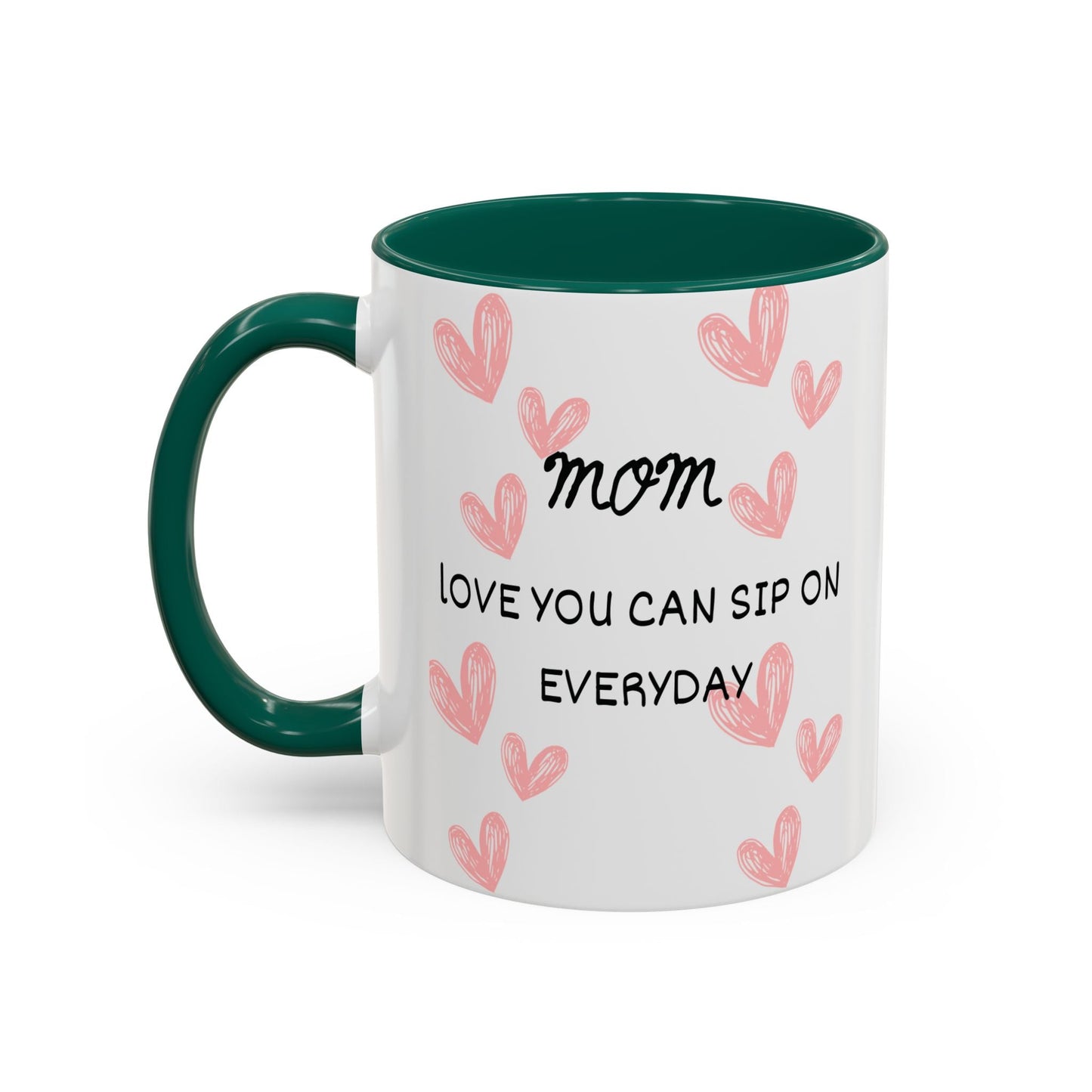 Colorful Coffee Mugs for Mom, Heartwarming Gift for Her, Unique Mug for Mother's Day, Personalized Drinkware, Everyday Use Mug - AUNTIE VIKKI
