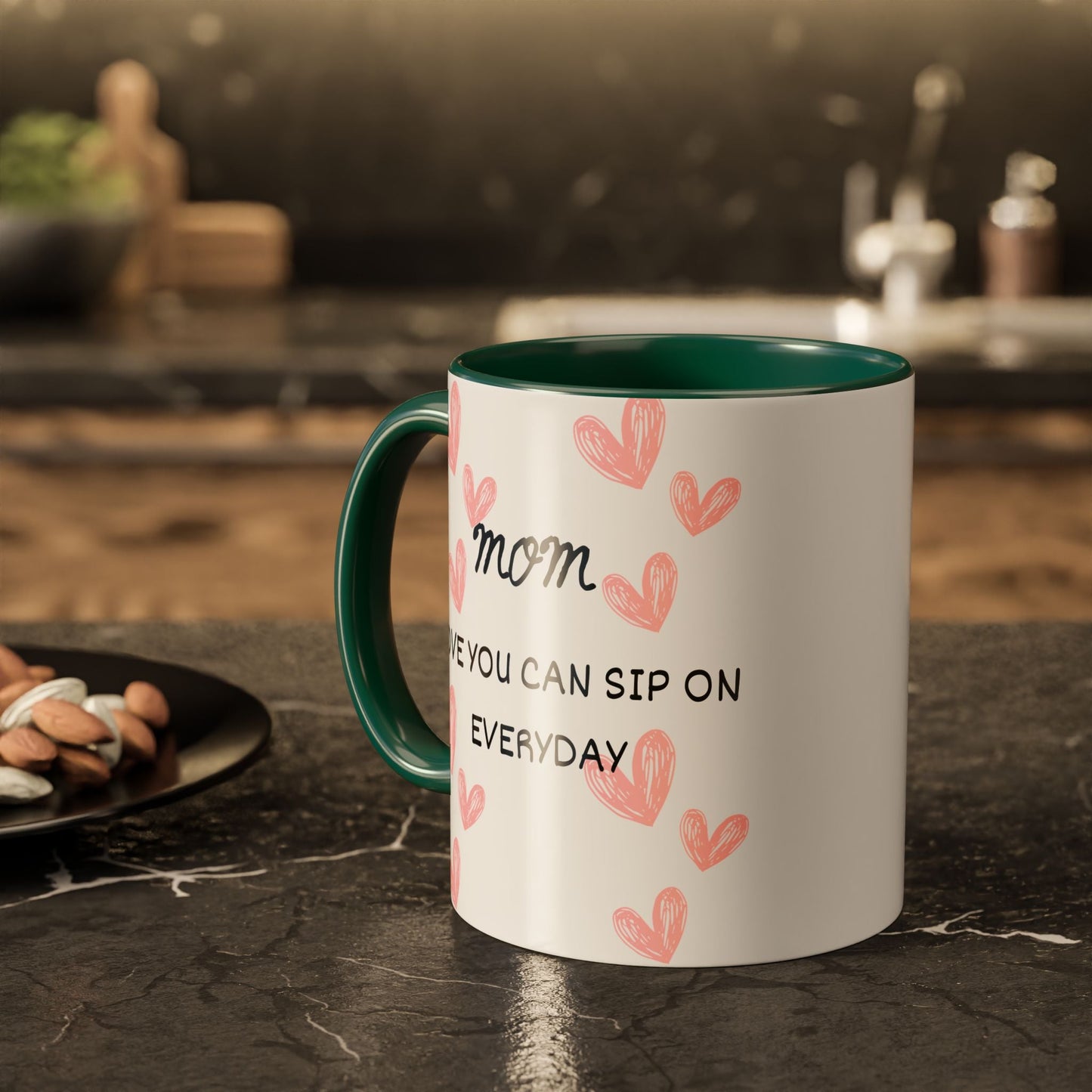 Colorful Coffee Mugs for Mom, Heartwarming Gift for Her, Unique Mug for Mother's Day, Personalized Drinkware, Everyday Use Mug - AUNTIE VIKKI