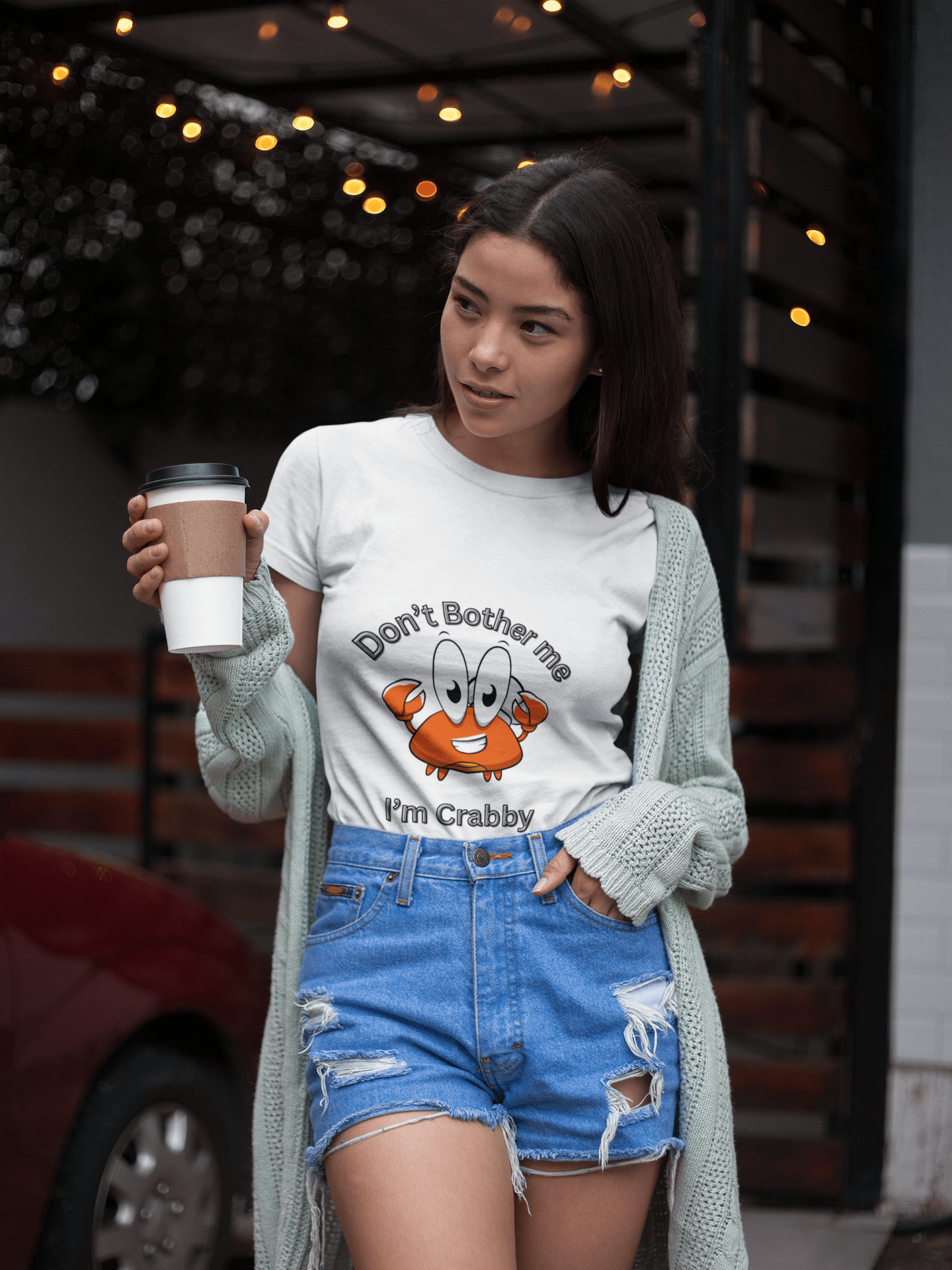 Crabby Graphic Tee - Don't Bother Me, Shirt - AUNTIE VIKKI