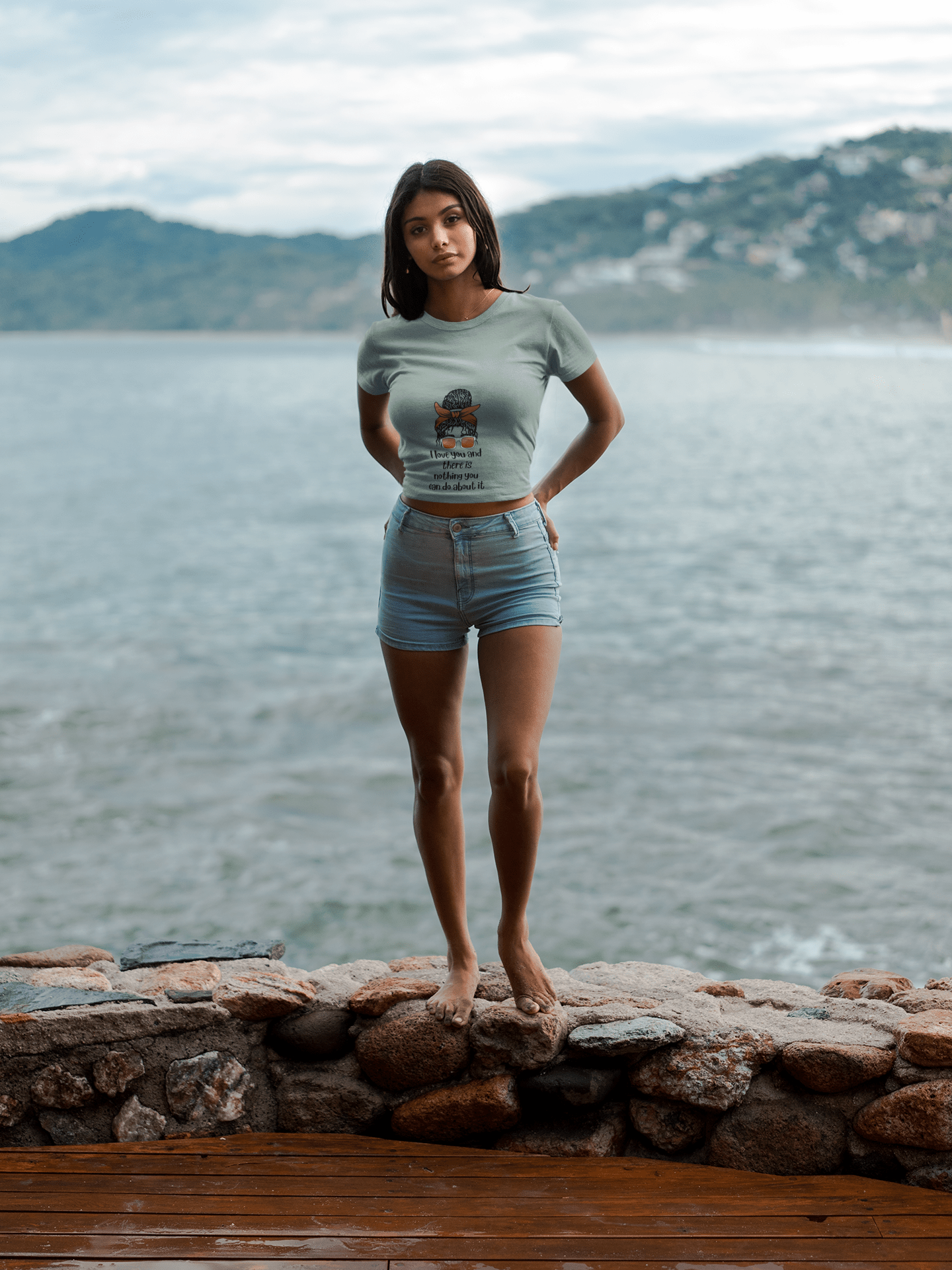 Crop Top - Love You and Nothing You Can Do About It Vibes, Boho Summer Tee, Music Festival Shirt - AUNTIE VIKKI