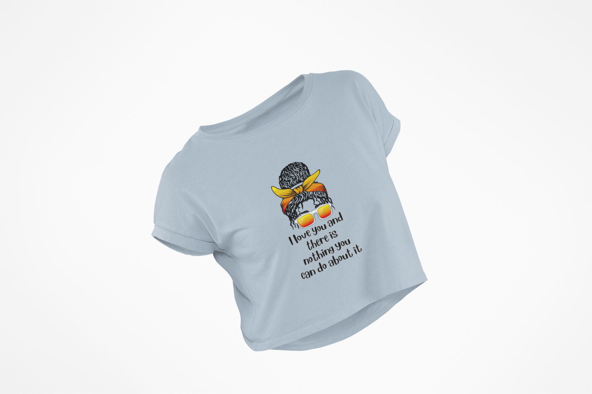 Crop Top - Love You and Nothing You Can Do About It Vibes, Boho Summer Tee, Music Festival Shirt - AUNTIE VIKKI