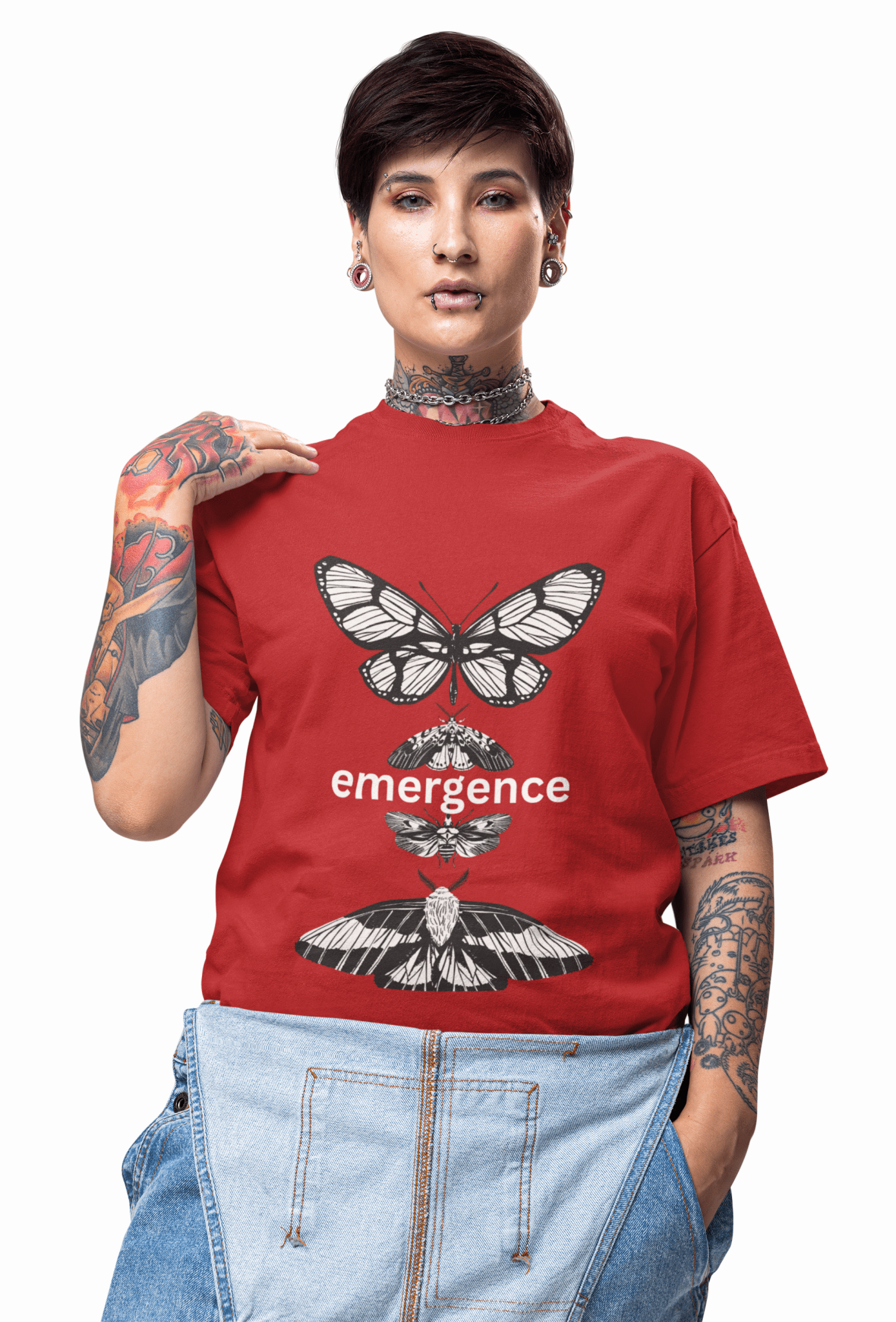 Emergence Butterfly Tee - Unisex Graphic T-Shirt, Nature Lover Shirt, Gift for Her/Him - AUNTIE VIKKI
