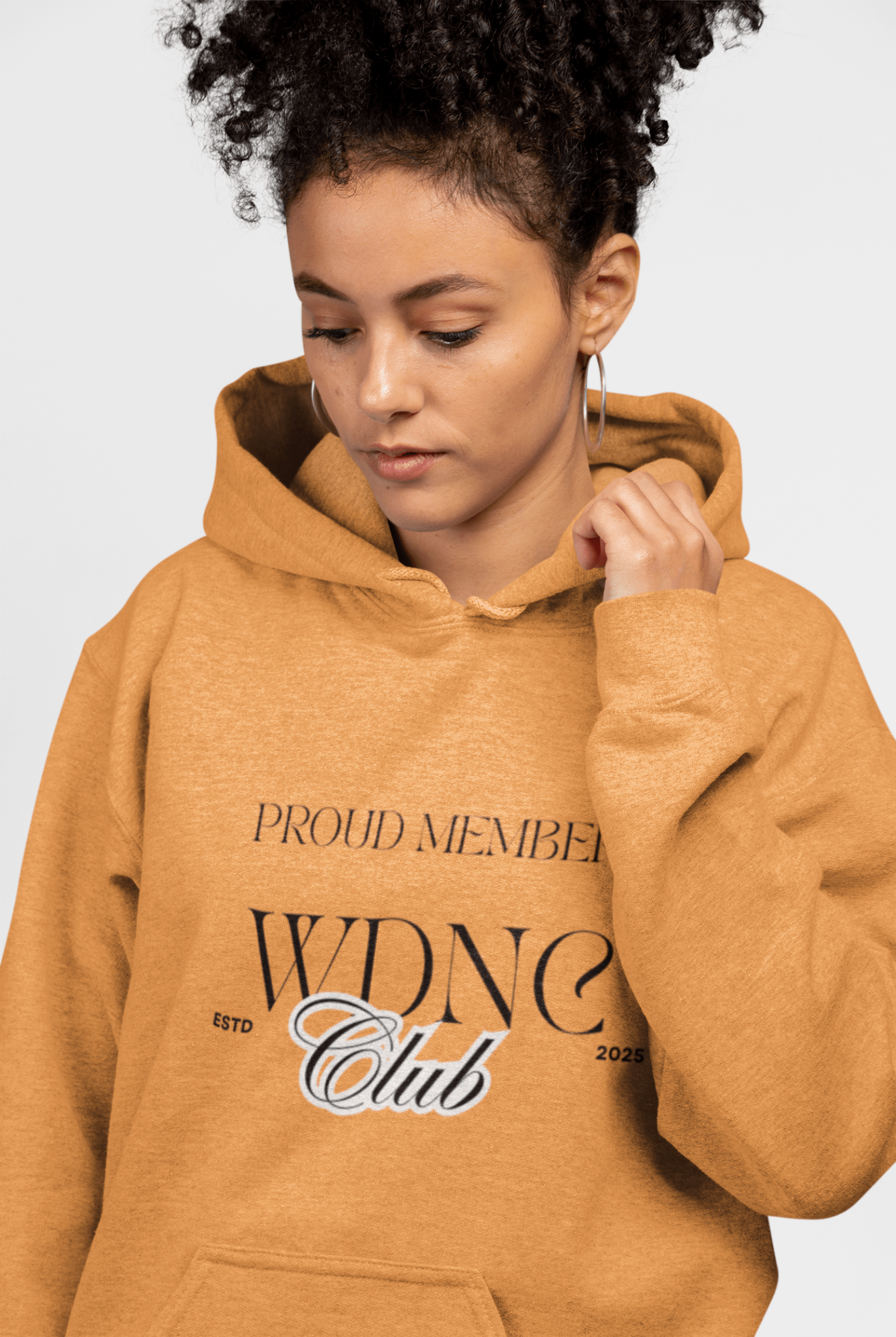 Fleece Hoodie - Proud Member of WDNC Club, Lovers Gift, Gift for Her - AUNTIE VIKKI