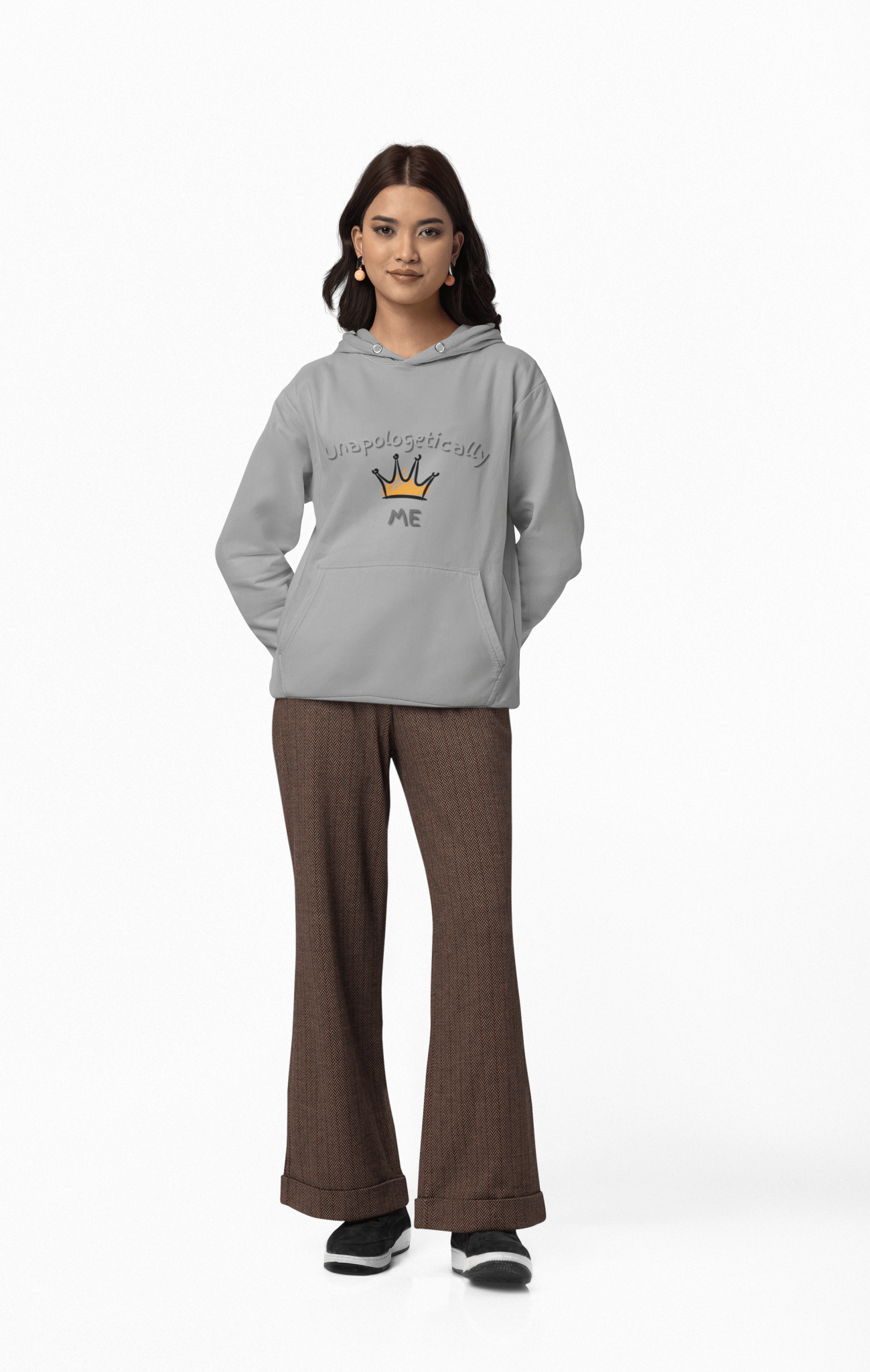 Fleece Hoodie - Unapologetically Me, Confident Style, Gift for Her, Gift for Him - AUNTIE VIKKI