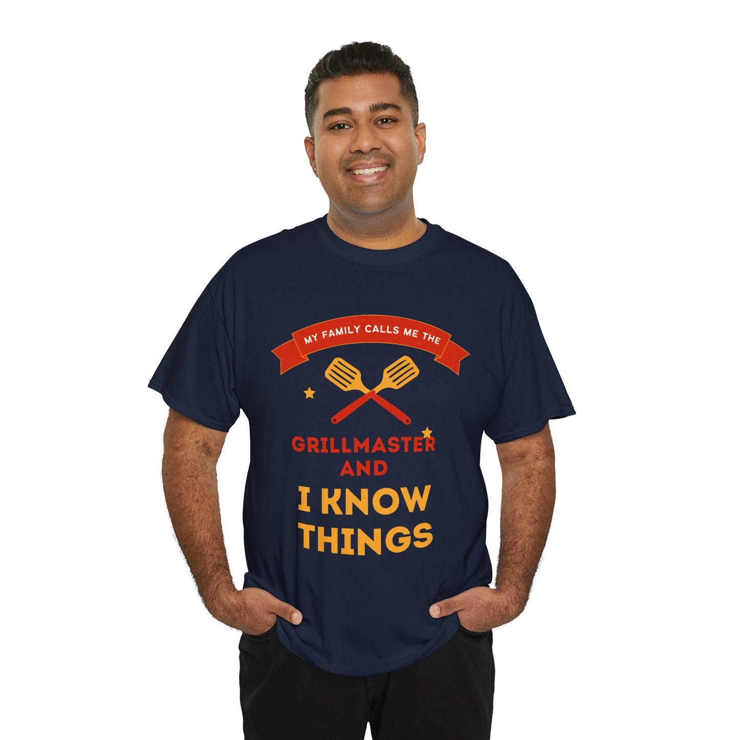 Grillmaster Tee: Perfect Gift for Dads, BBQ Lovers, Summer Cookouts, Father's Day, Casual Wear, Funny T-Shirt, Unisex Cotton Tee - AUNTIE VIKKI