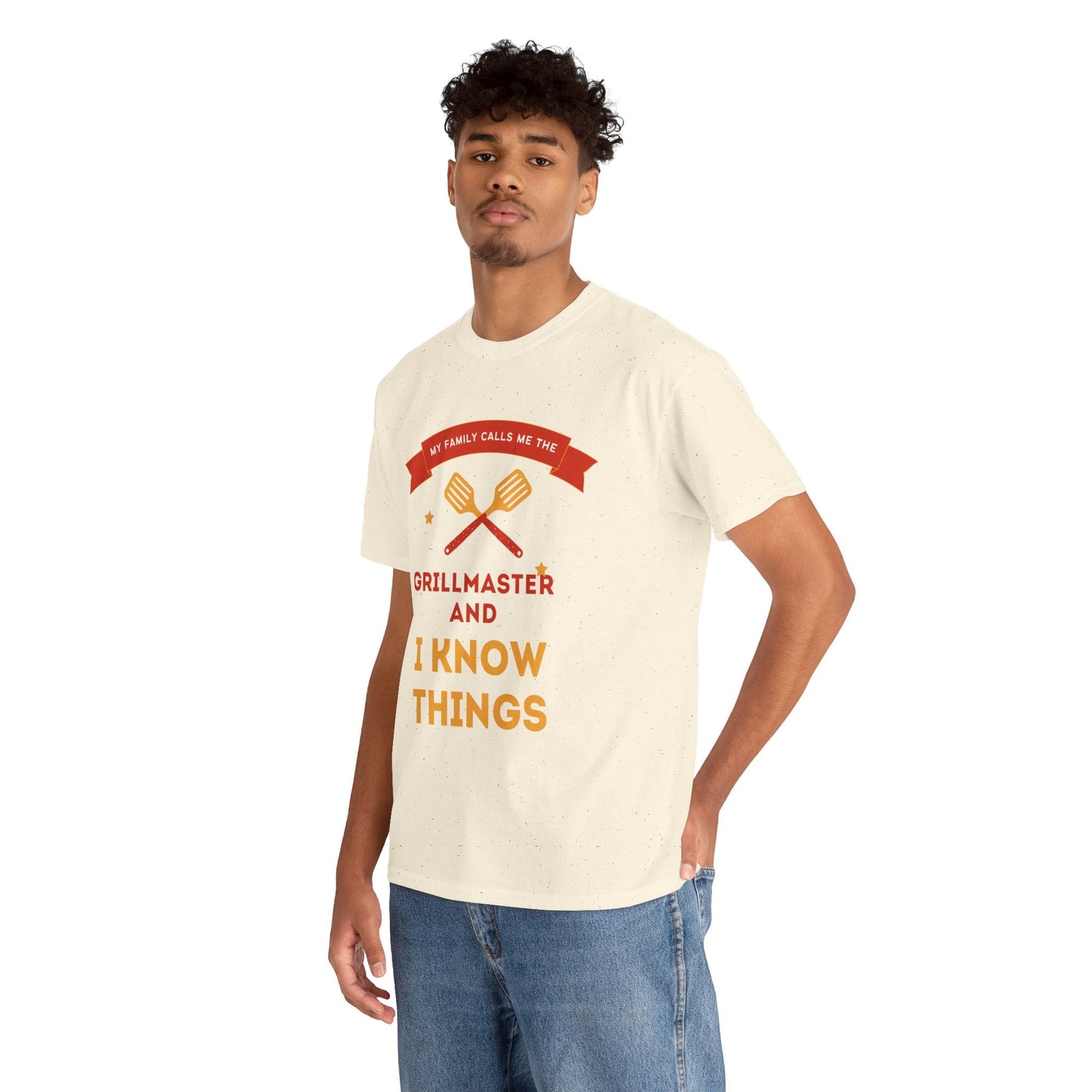 Grillmaster Tee: Perfect Gift for Dads, BBQ Lovers, Summer Cookouts, Father's Day, Casual Wear, Funny T-Shirt, Unisex Cotton Tee - AUNTIE VIKKI