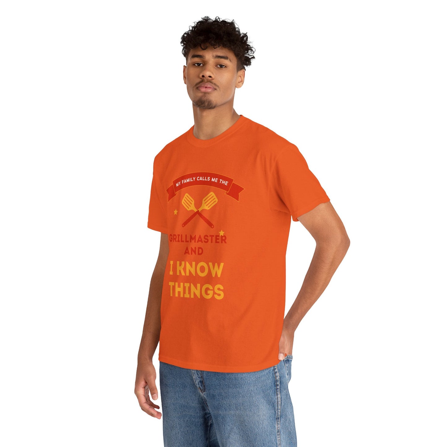 Grillmaster Tee: Perfect Gift for Dads, BBQ Lovers, Summer Cookouts, Father's Day, Casual Wear, Funny T-Shirt, Unisex Cotton Tee - AUNTIE VIKKI