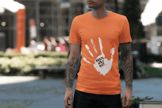 Handprint Art Unisex Tee - Bold Graphic Casual Wear Gift - AUNTIE VIKKI