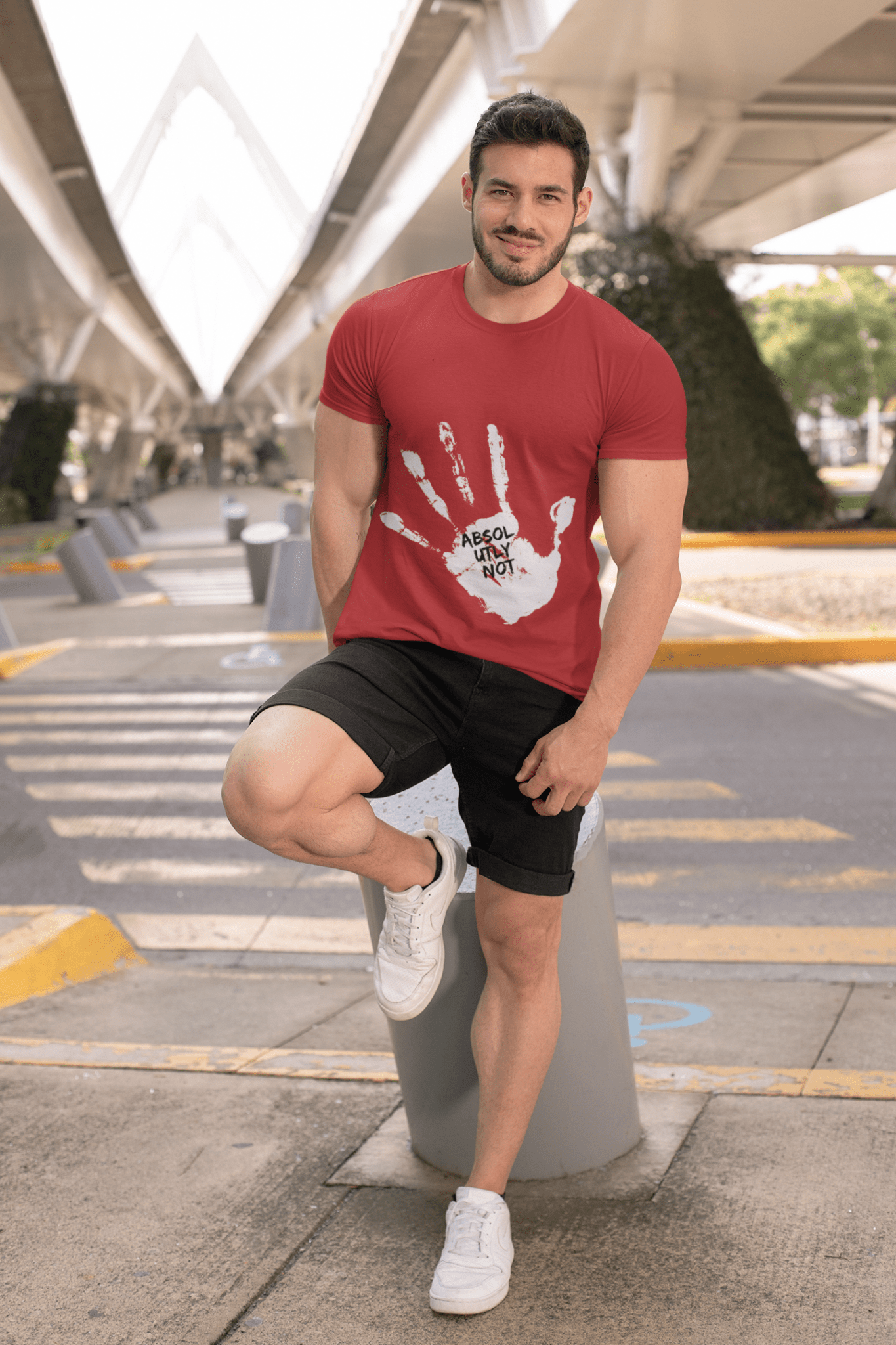 Handprint Art Unisex Tee - Bold Graphic Casual Wear Gift - AUNTIE VIKKI