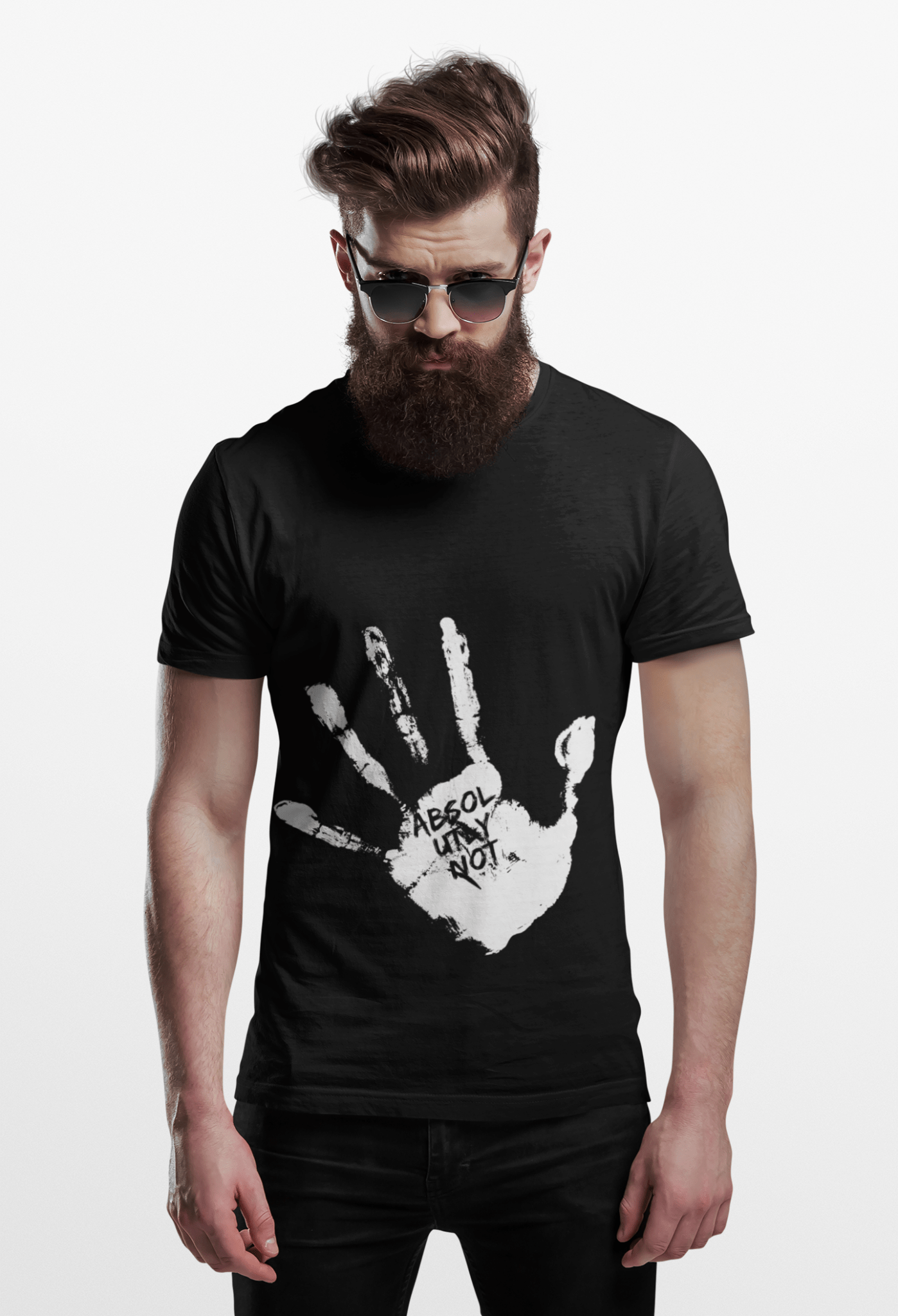 Handprint Art Unisex Tee - Bold Graphic Casual Wear Gift - AUNTIE VIKKI