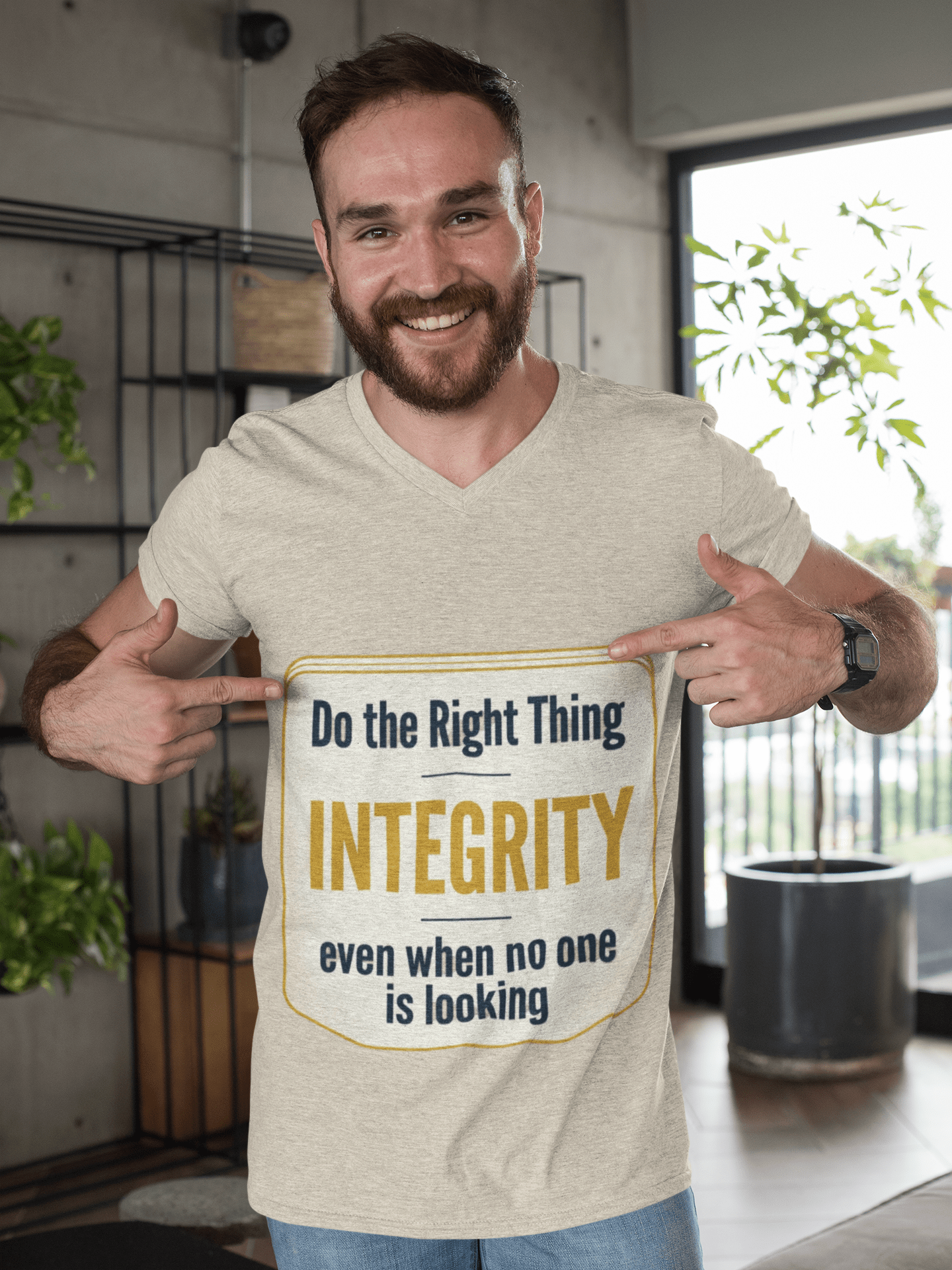 Integrity T-Shirt — "Do the Right Thing: Integrity Even When No One Is Looking" Motivational Tee - AUNTIE VIKKI