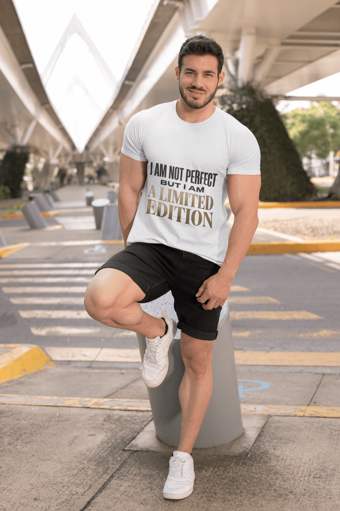 Limited Edition Tee — "I Am Not Perfect But I Am A Limited Edition" Inspirational Graphic T‑Shirt - AUNTIE VIKKI