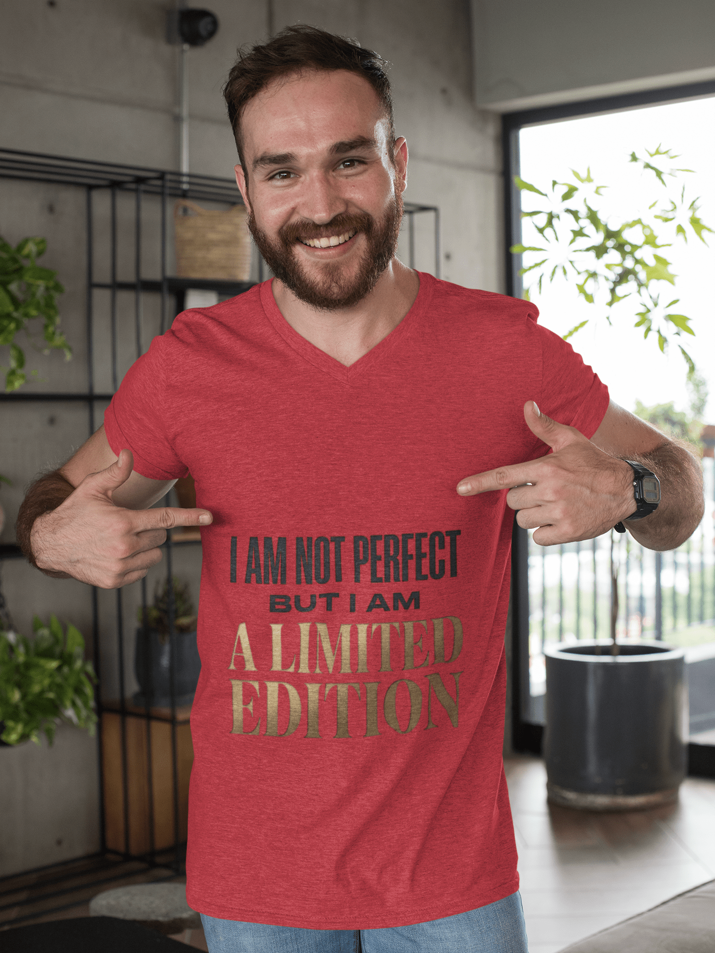 Limited Edition Tee — "I Am Not Perfect But I Am A Limited Edition" Inspirational Graphic T‑Shirt - AUNTIE VIKKI
