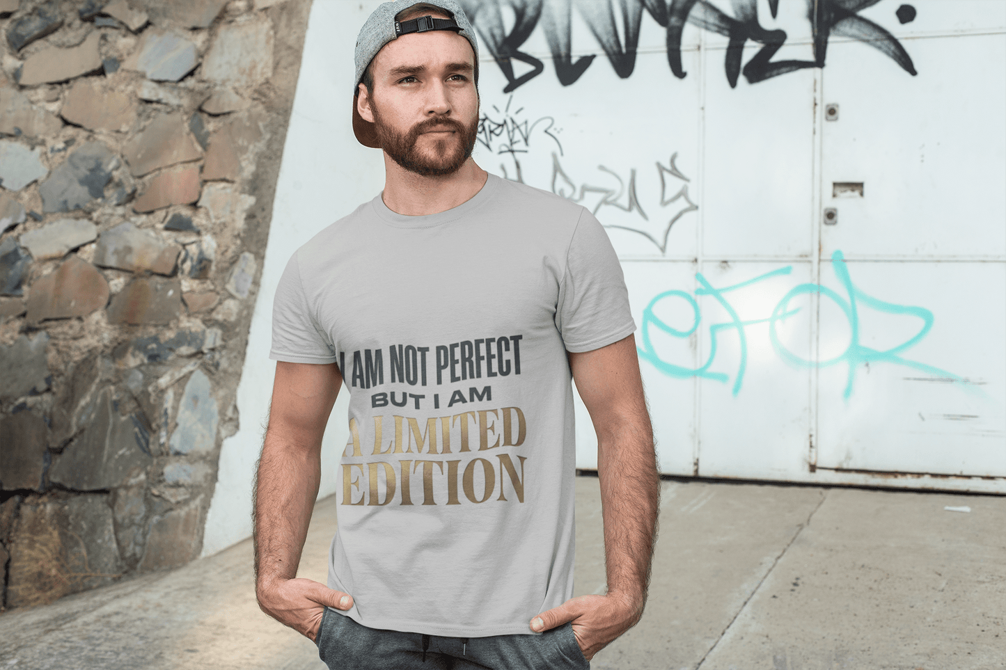 Limited Edition Tee — "I Am Not Perfect But I Am A Limited Edition" Inspirational Graphic T‑Shirt - AUNTIE VIKKI