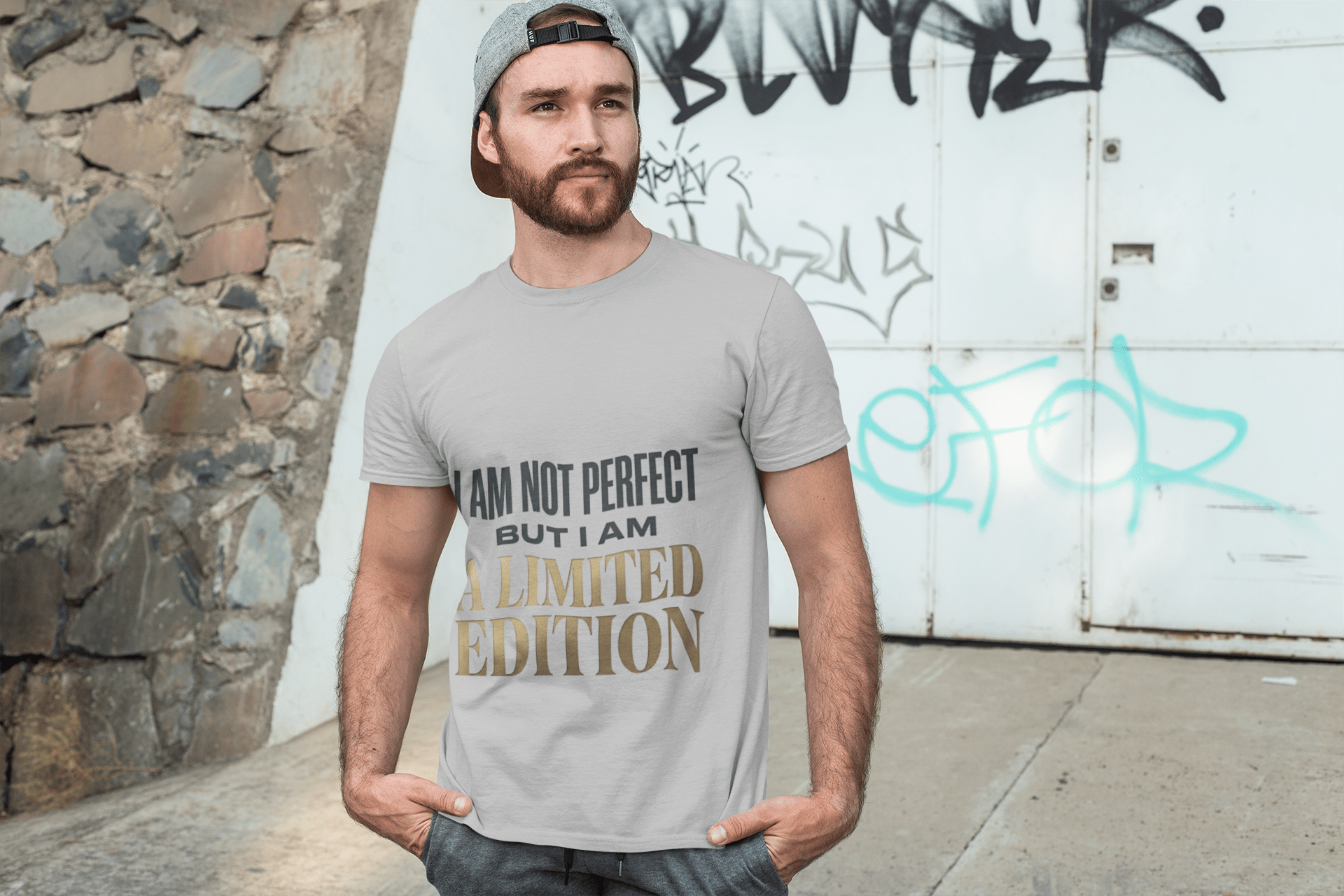 Limited Edition Tee — "I Am Not Perfect But I Am A Limited Edition" Inspirational Graphic T‑Shirt - AUNTIE VIKKI