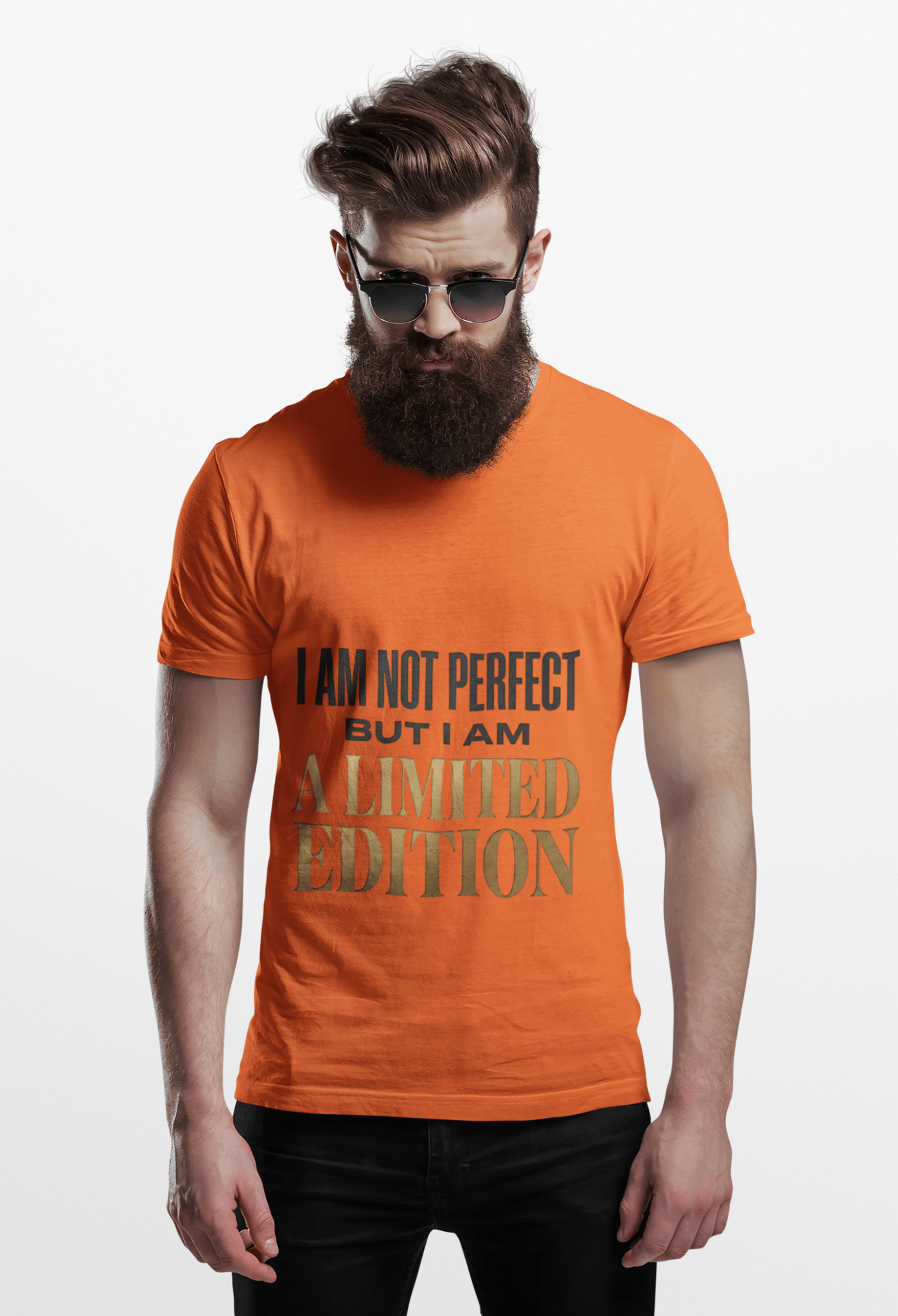 Limited Edition Tee — "I Am Not Perfect But I Am A Limited Edition" Inspirational Graphic T‑Shirt - AUNTIE VIKKI