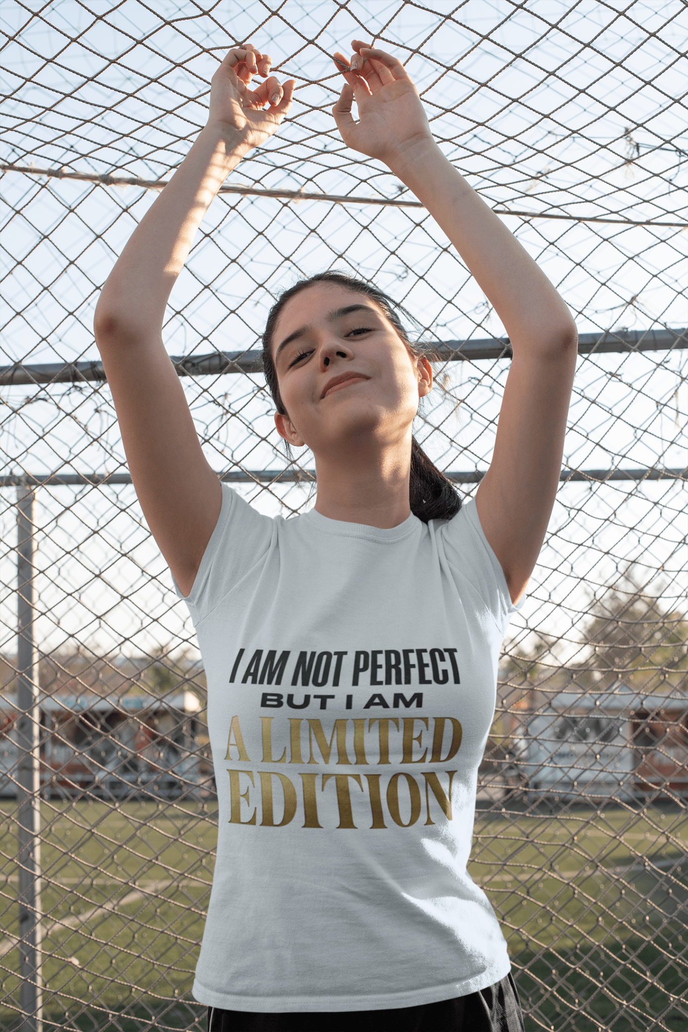 Limited Edition Tee — "I Am Not Perfect But I Am A Limited Edition" Inspirational Graphic T‑Shirt - AUNTIE VIKKI