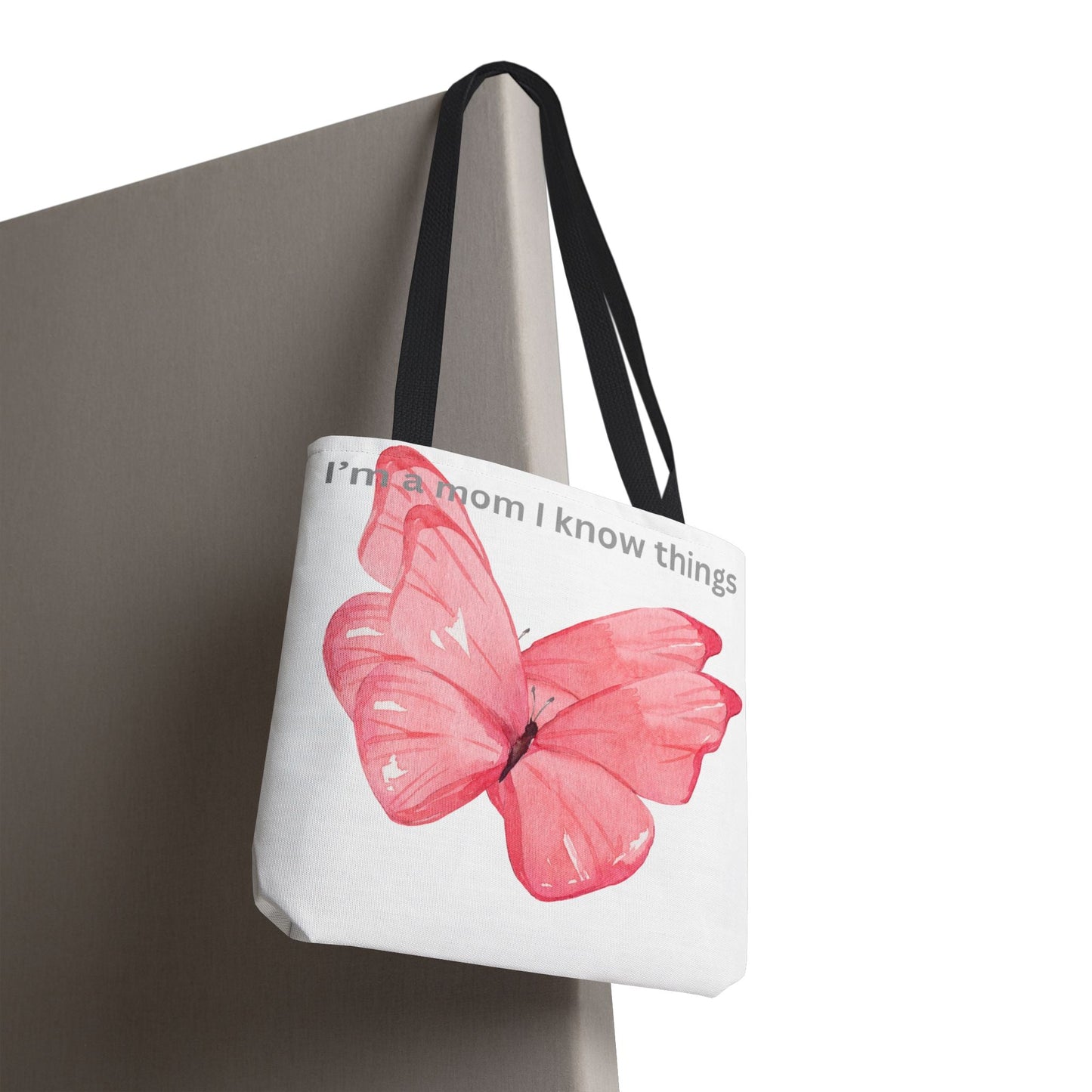 Mom Life Butterfly Tote Bag, Perfect for Mothers Day, Shopping, Gym, Eco - Friendly, Gift for New Moms, Stylish Carryall - AUNTIE VIKKI