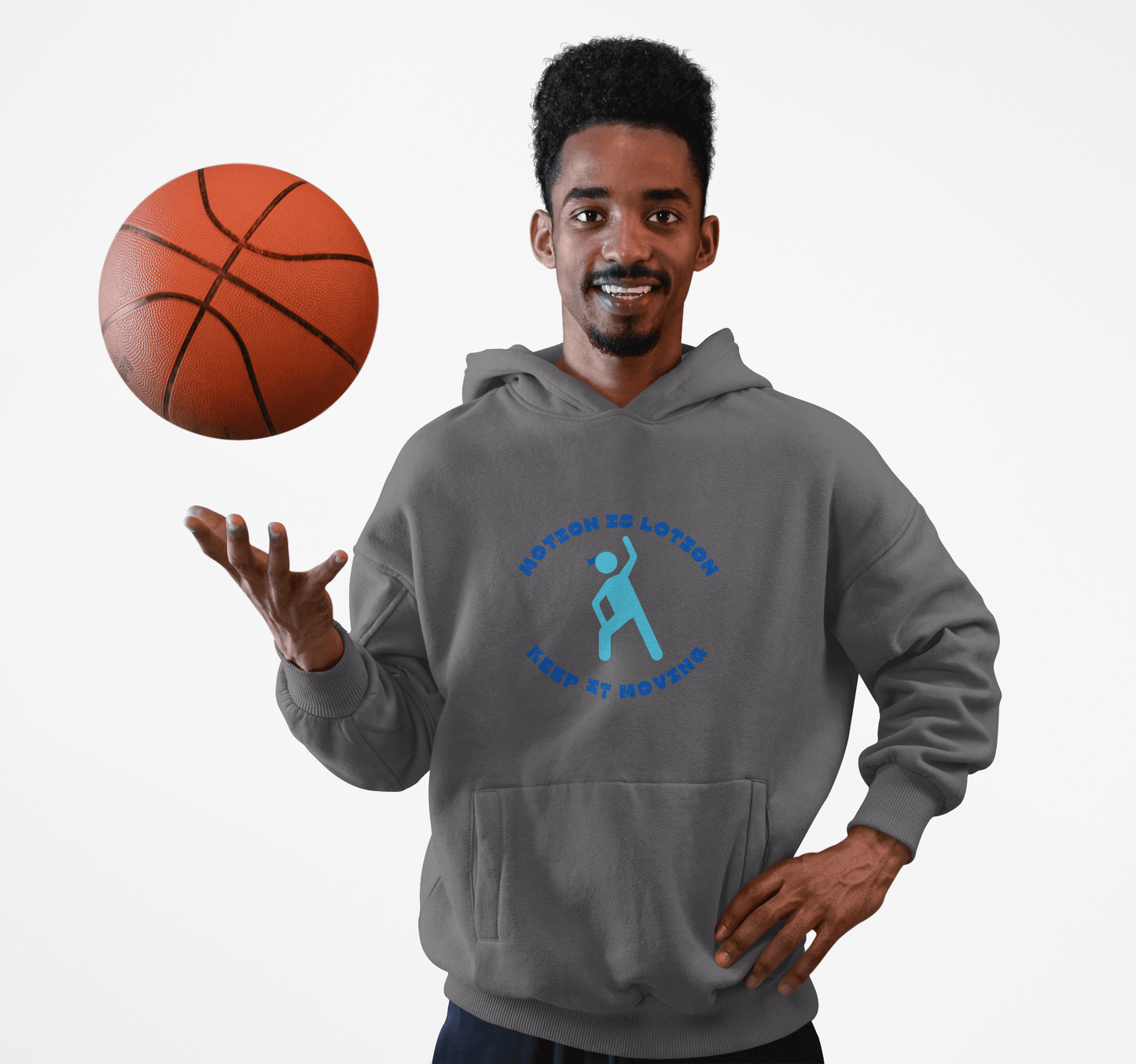 Motion is Lotion Unisex Hoodie - Motivational Fleece Sweatshirt - AUNTIE VIKKI