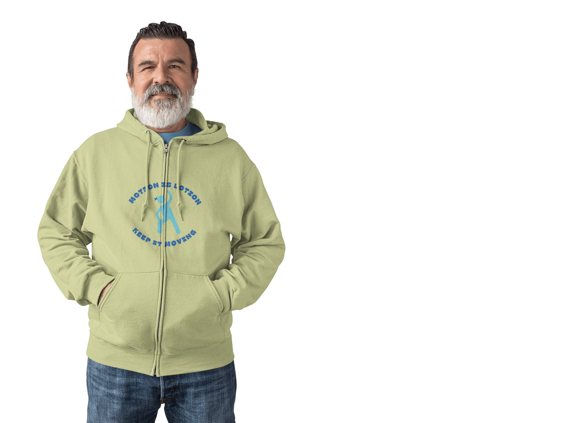 Motion is Lotion Unisex Hoodie - Motivational Fleece Sweatshirt - AUNTIE VIKKI