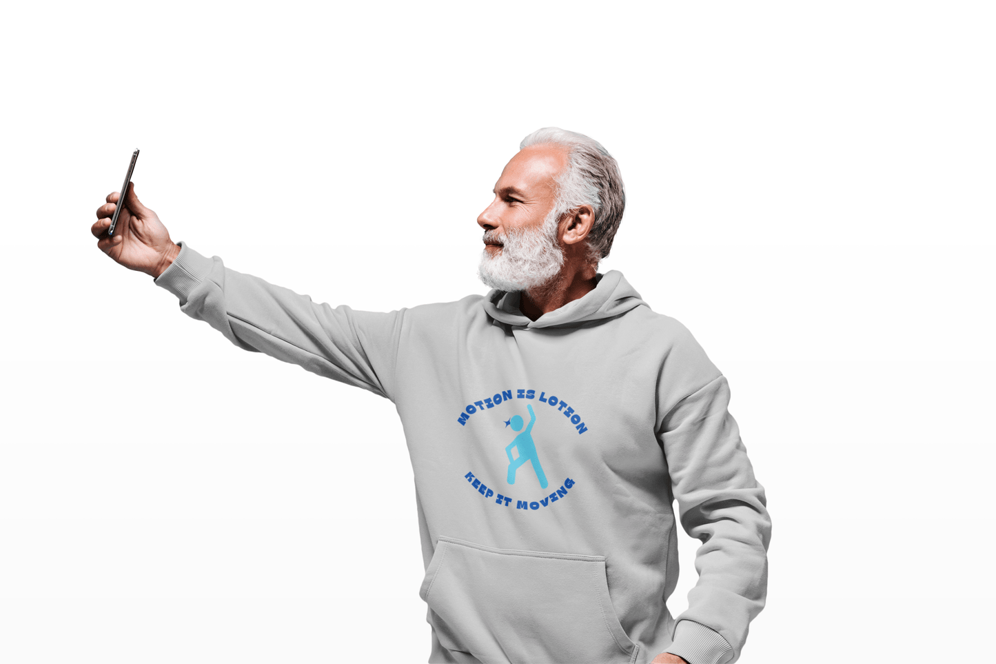 Motion is Lotion Unisex Hoodie - Motivational Fleece Sweatshirt - AUNTIE VIKKI