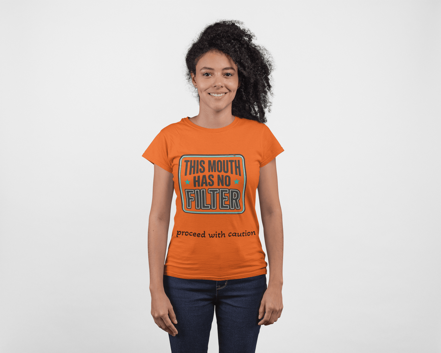 No Filter T-Shirt — "This Mouth Has No Filter" Graphic Tee - AUNTIE VIKKI