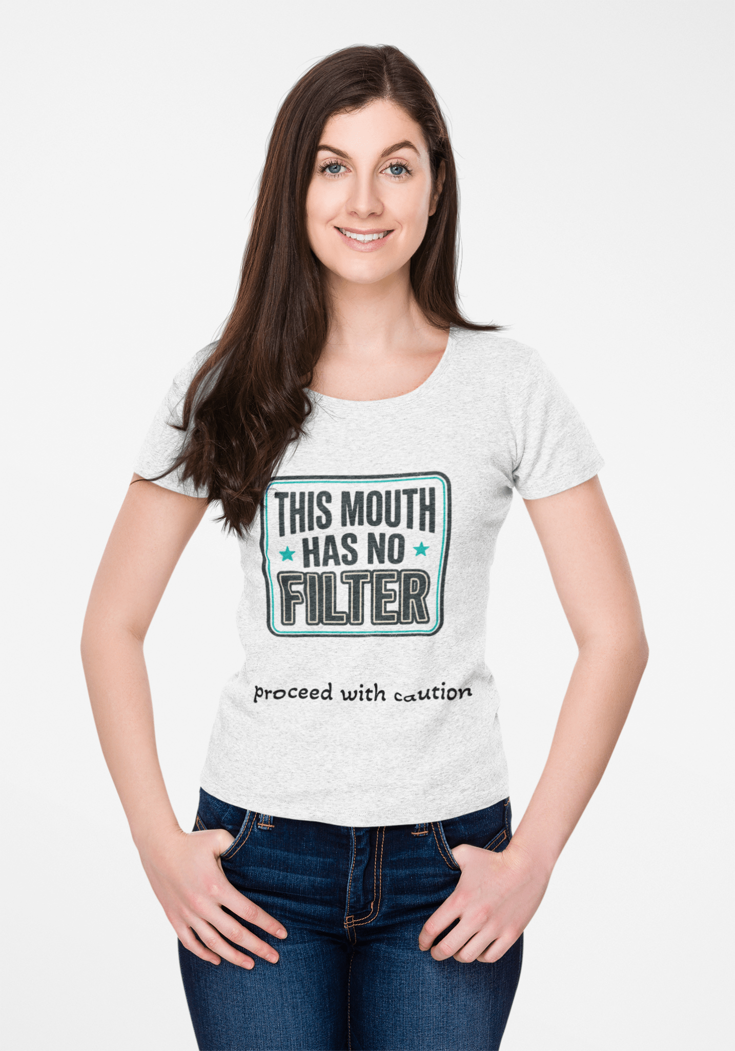No Filter T-Shirt — "This Mouth Has No Filter" Graphic Tee - AUNTIE VIKKI