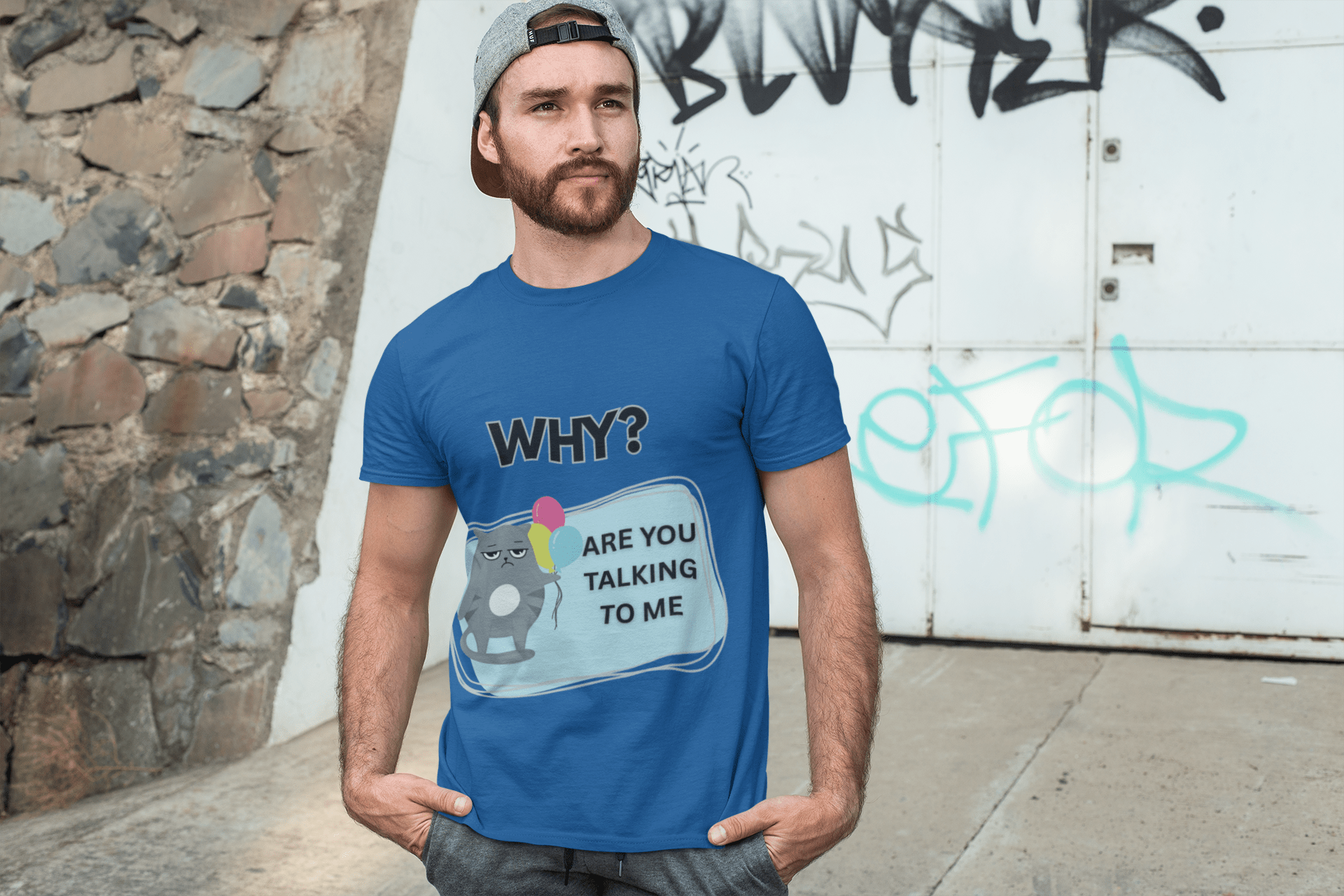 Playful Cat 'Why' Unisex Tee - Perfect for Pet Lovers and Everyday Humor - AUNTIE VIKKI