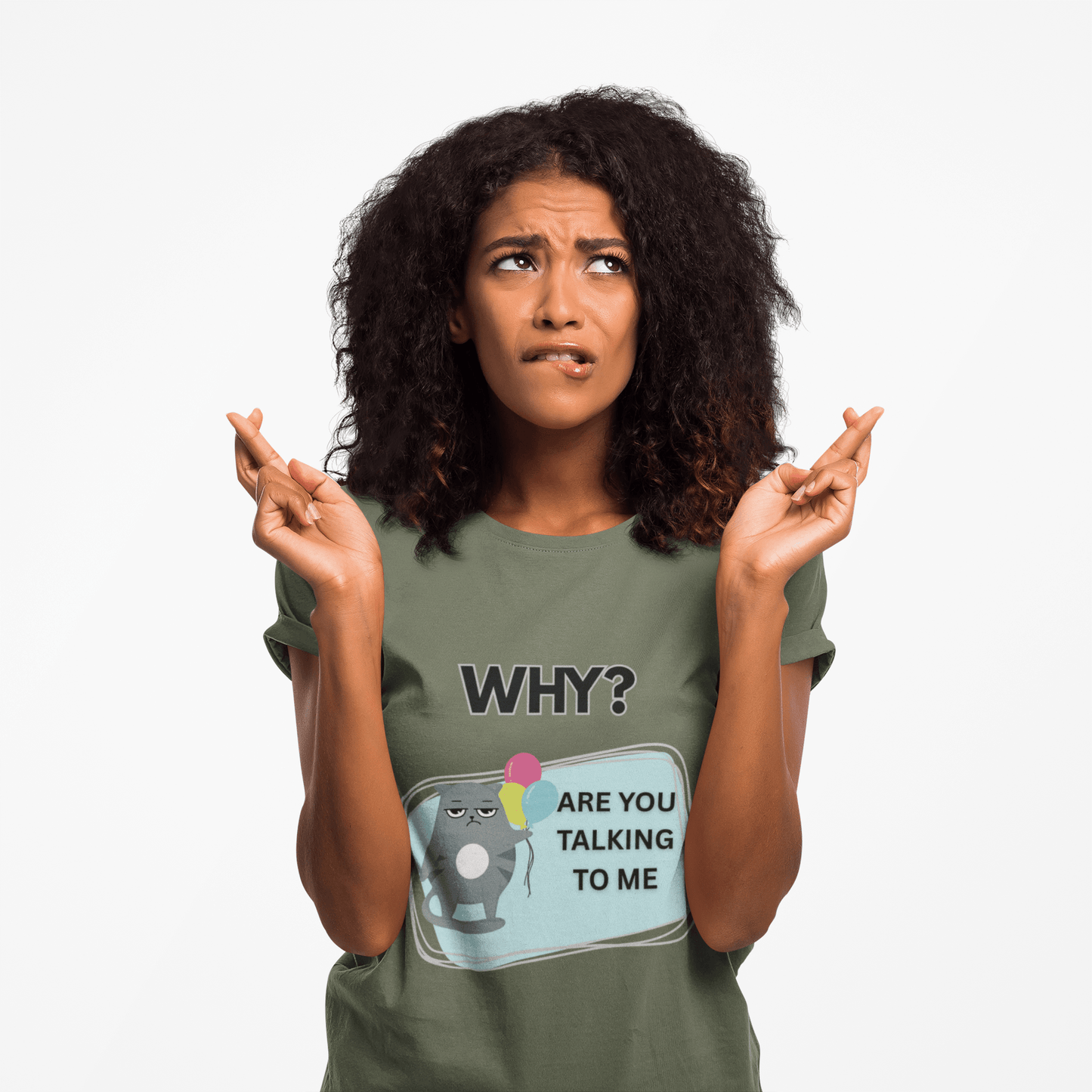 Playful Cat 'Why' Unisex Tee - Perfect for Pet Lovers and Everyday Humor - AUNTIE VIKKI