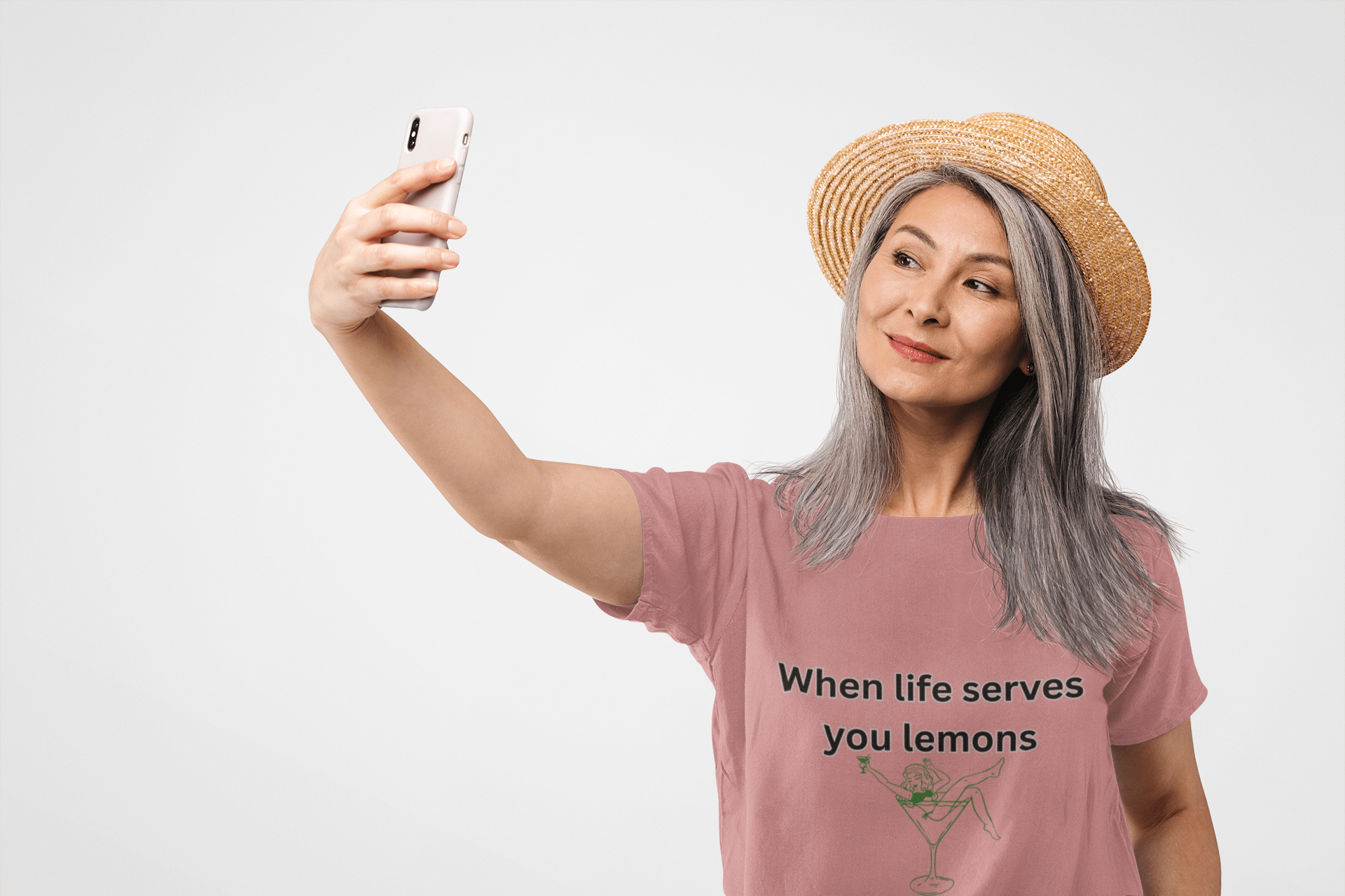 Playful Lemon Drop Martini Tee, Funny Quote T-Shirt, Gift for Cocktail Lovers, Summer Party Shirt, Casual Relaxed Fit - AUNTIE VIKKI