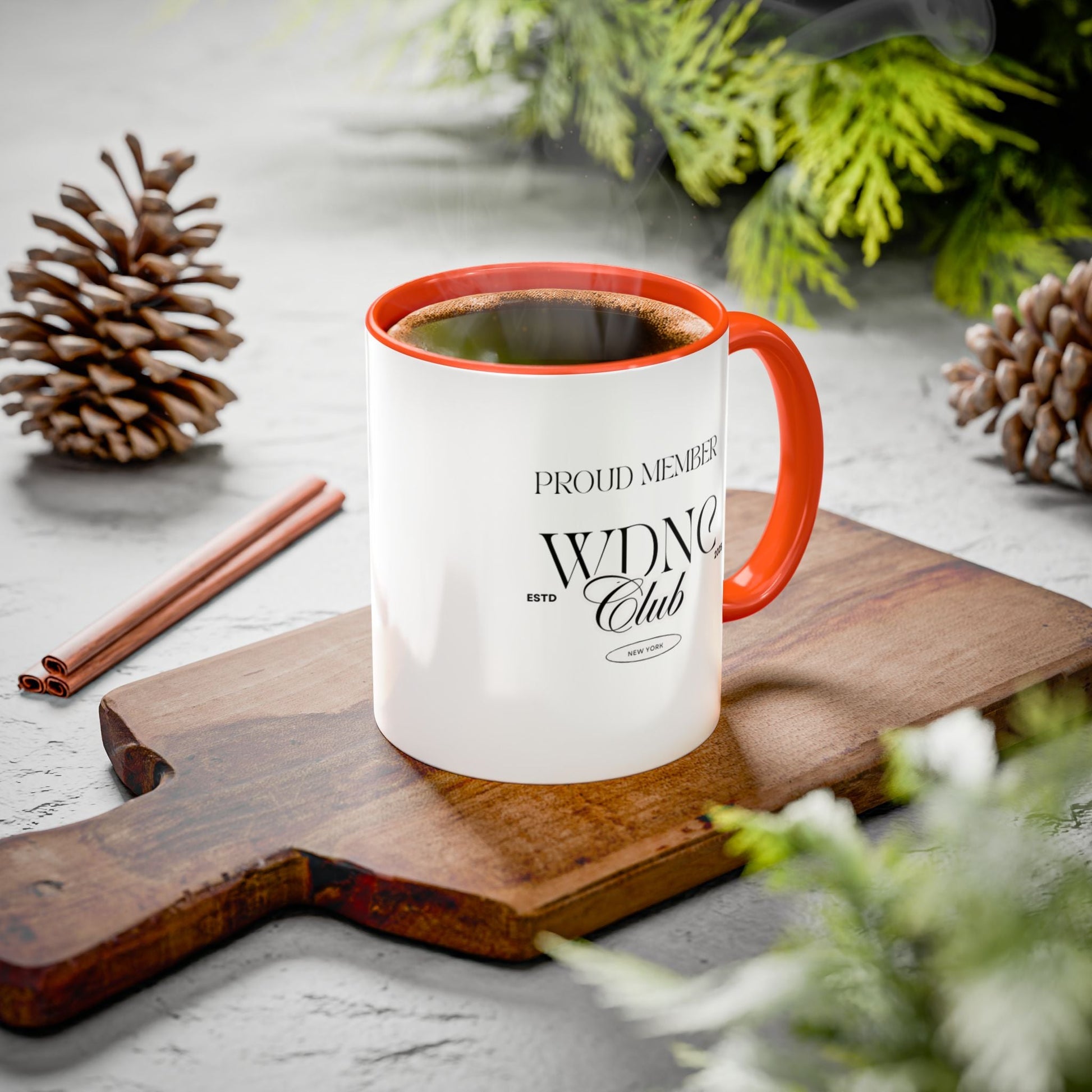 Proud Member WDNC club Mug - Colorful Coffee Cup for Club Members, Gift for Friends, Personalized Drinkware, Fun Birthday Present, Unique [...] - AUNTIE VIKKI