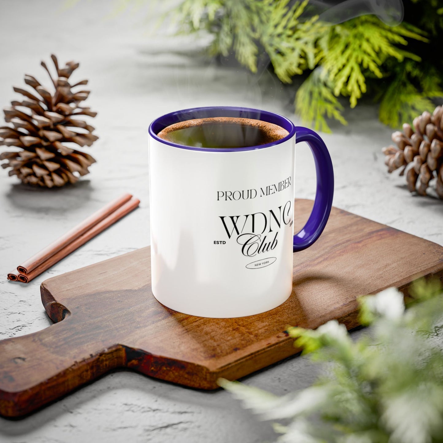 Proud Member WDNC club Mug - Colorful Coffee Cup for Club Members, Gift for Friends, Personalized Drinkware, Fun Birthday Present, Unique [...] - AUNTIE VIKKI