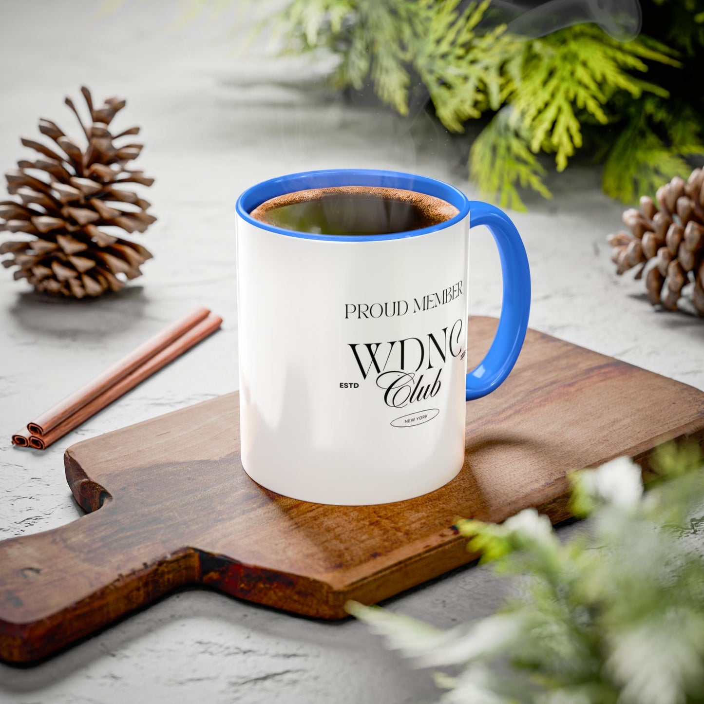 Proud Member WDNC club Mug - Colorful Coffee Cup for Club Members, Gift for Friends, Personalized Drinkware, Fun Birthday Present, Unique [...] - AUNTIE VIKKI
