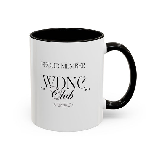 Proud Member WDNC club Mug - Colorful Coffee Cup for Club Members, Gift for Friends, Personalized Drinkware, Fun Birthday Present, Unique [...] - AUNTIE VIKKI