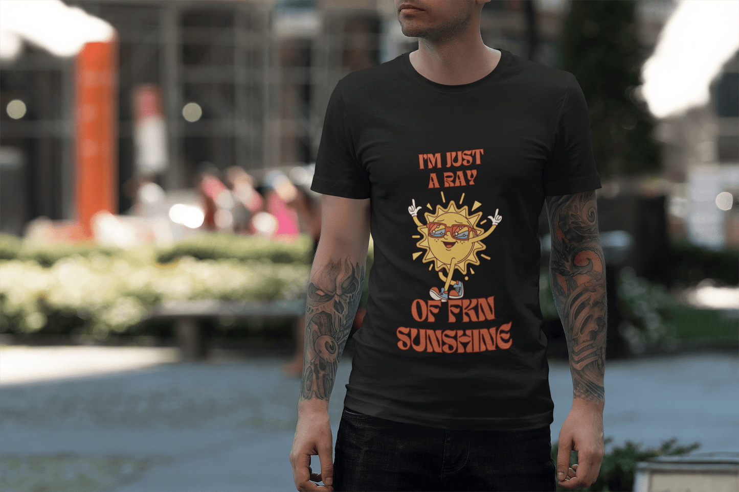 Ray of FKN Sunshine Unisex Tee - Fun Graphic Shirt for Summer, Gift for Sunshine Lovers, Casual Wear, Beach Day, Cheerful Attire - AUNTIE VIKKI